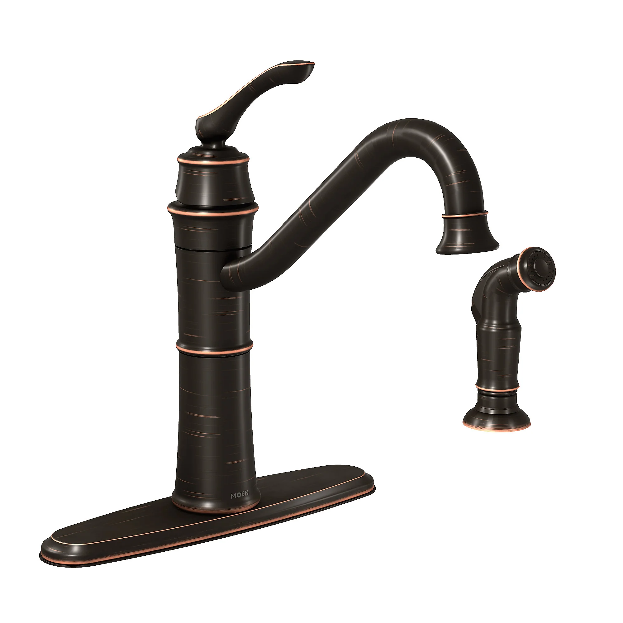 Wetherly Chrome One-Handle High Arc Kitchen Faucet - Image 9