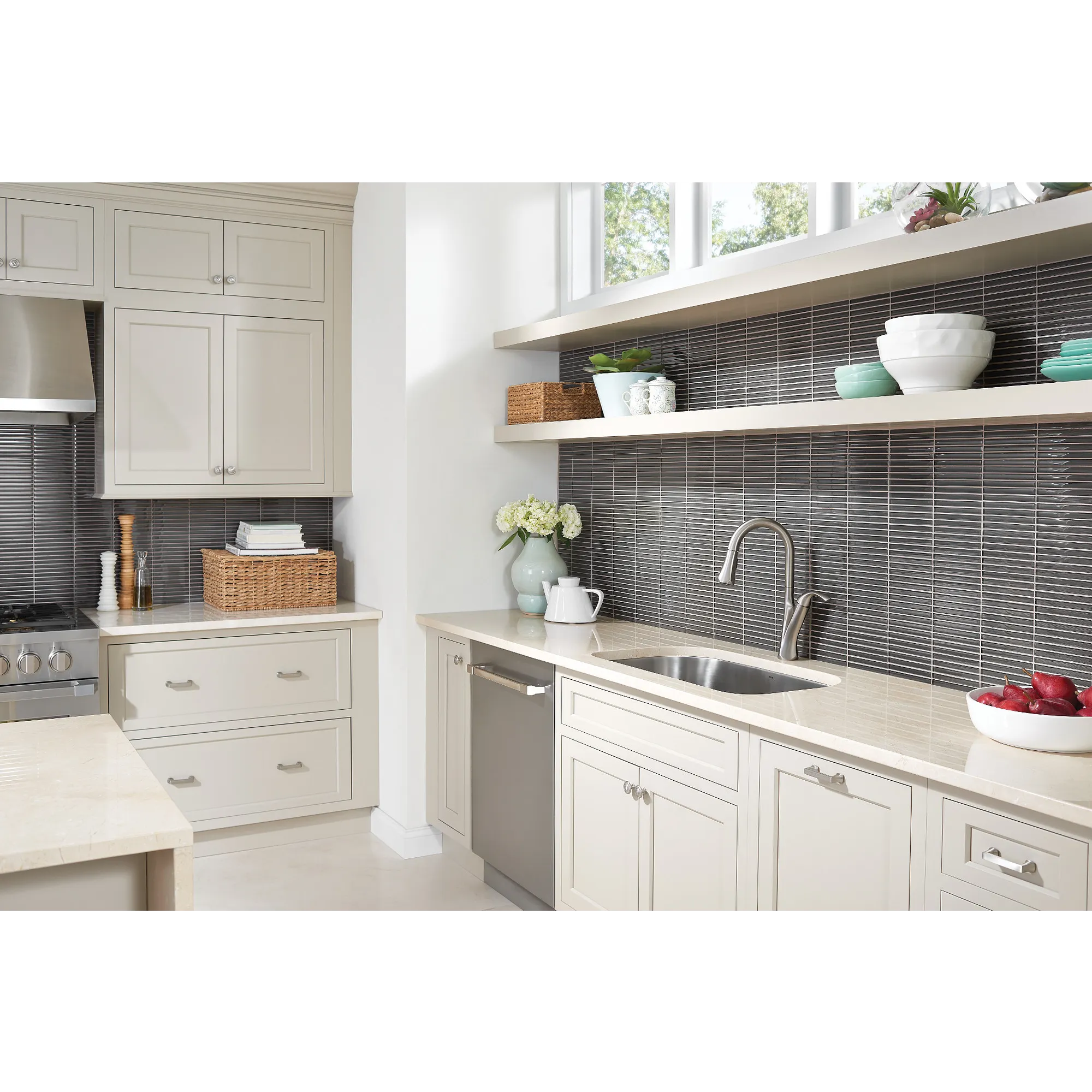 Notch Chrome One-Handle High Arc Pulldown Kitchen Faucet - Image 16