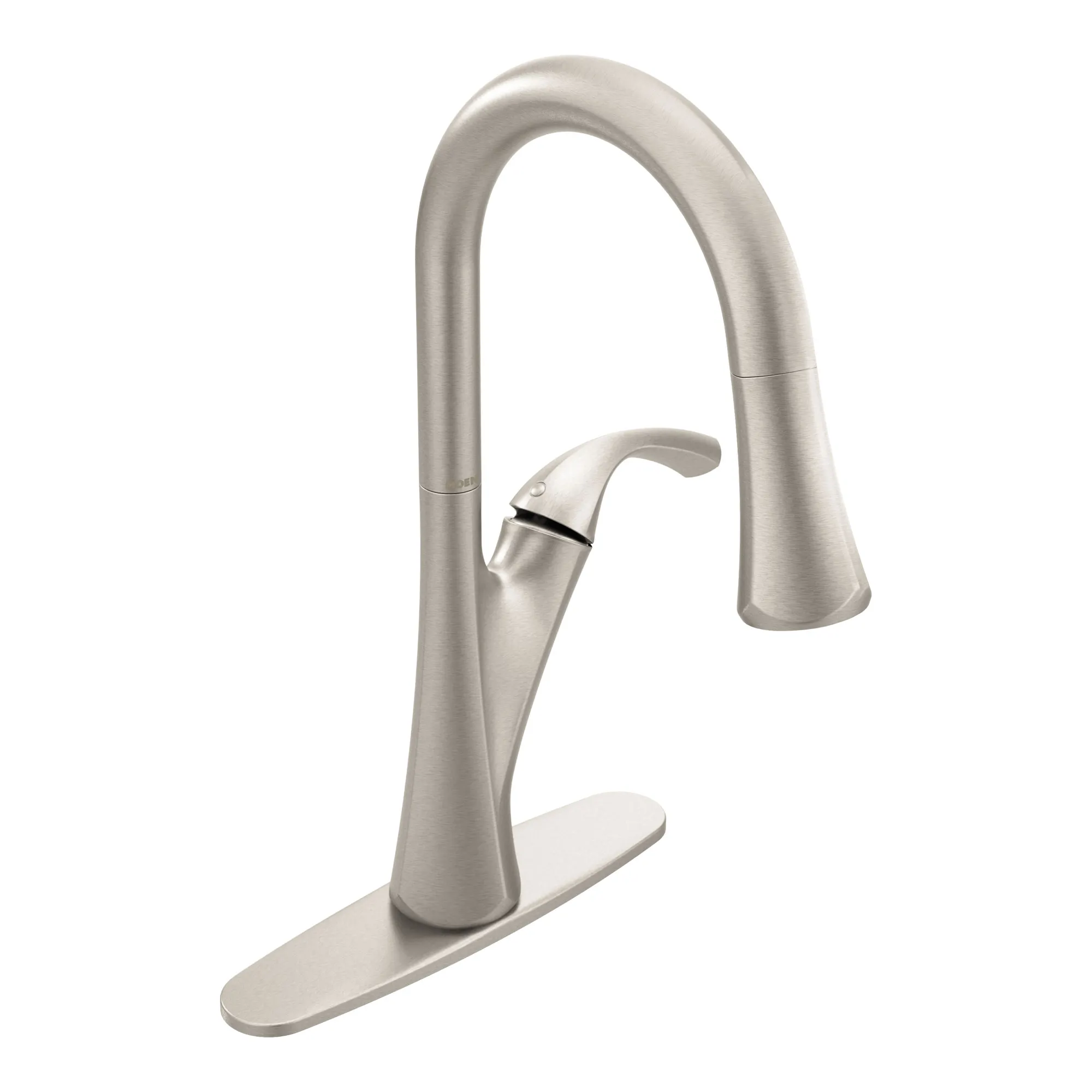 Notch Chrome One-Handle High Arc Pulldown Kitchen Faucet - Image 18