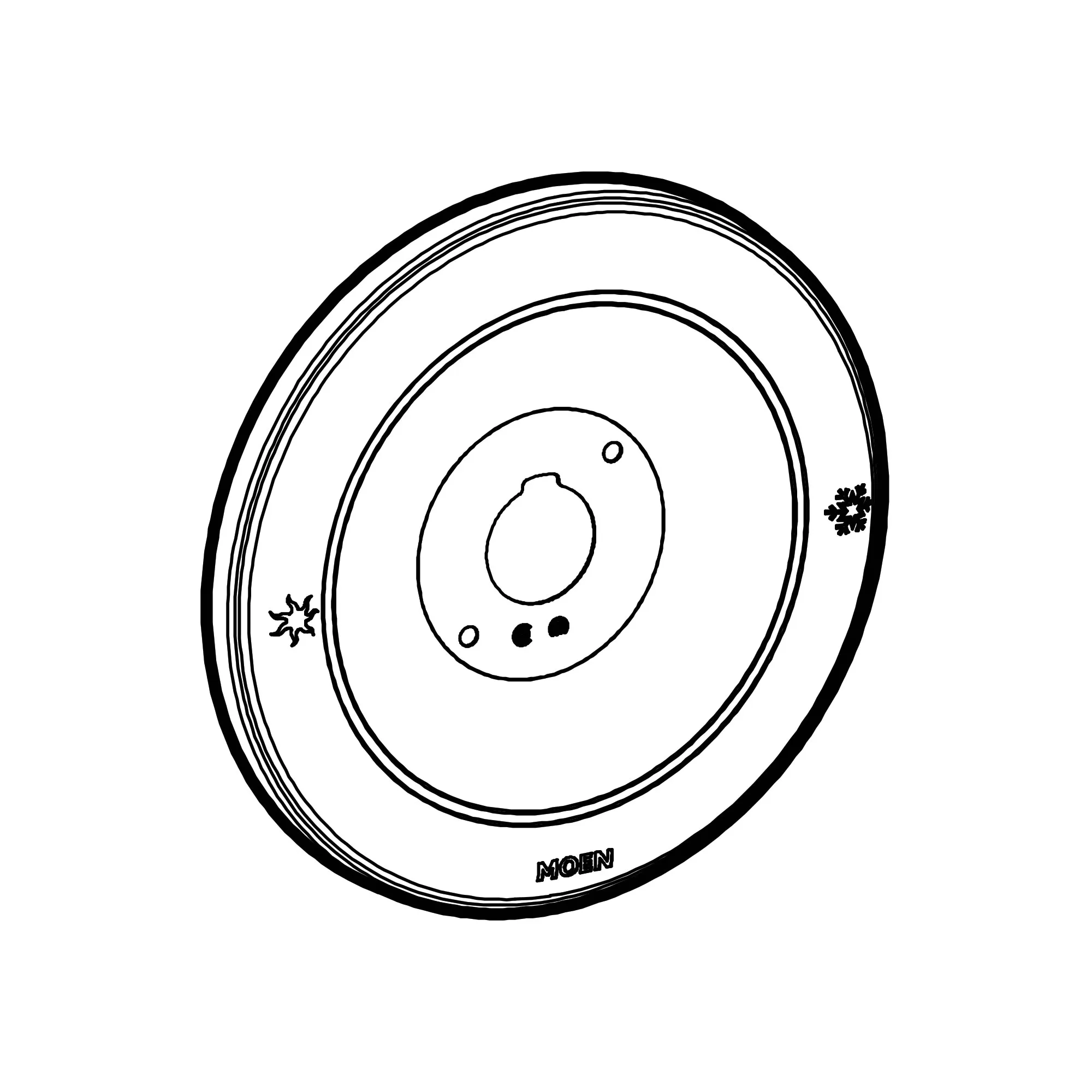 Moen Escutcheon - Image 2