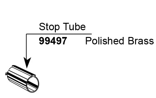 Legend Polished Brass Stop Tube