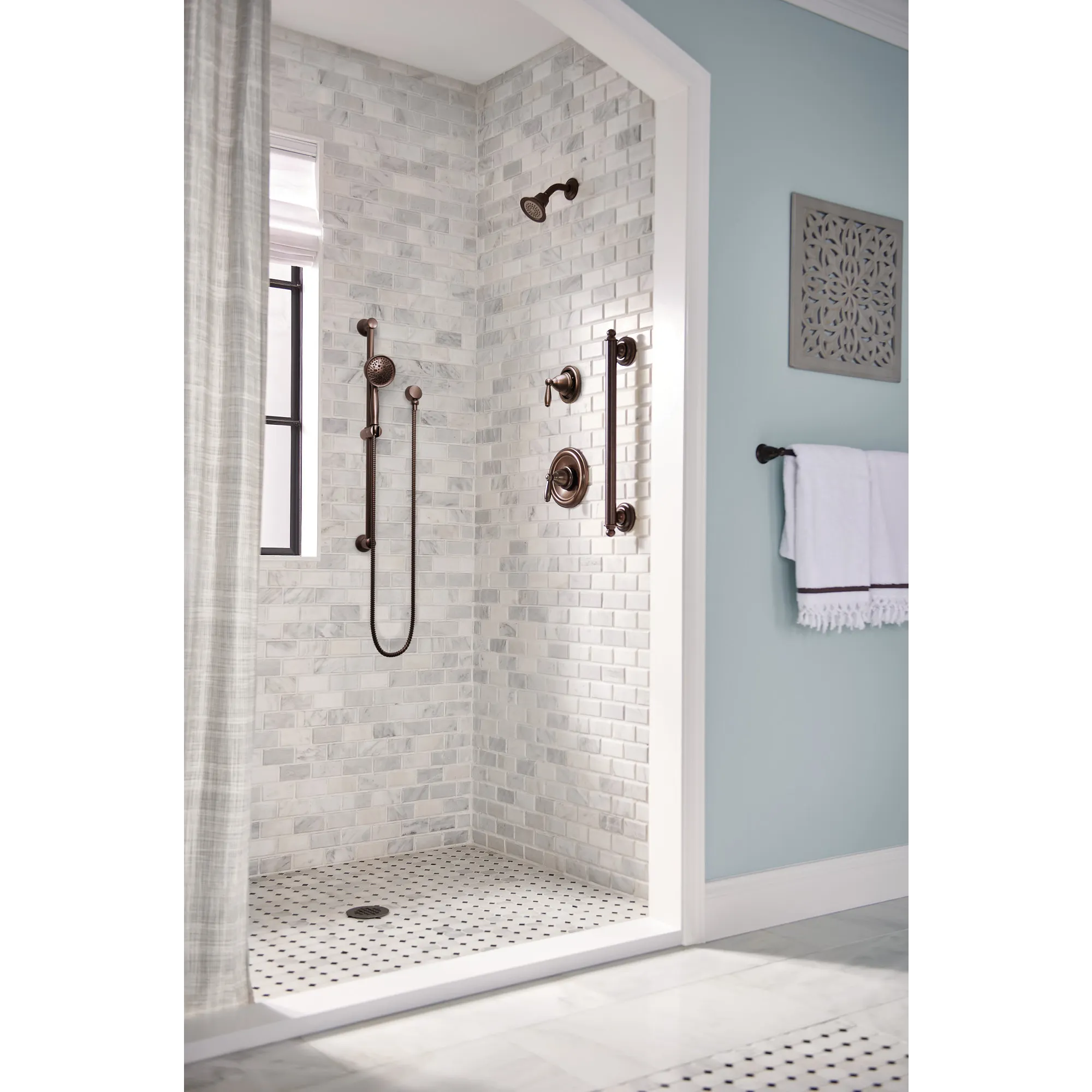 Moen Circular Drop Ell For Handheld Showerhead (2.4"l X 1.7"w X 2.5"h) - Image 17
