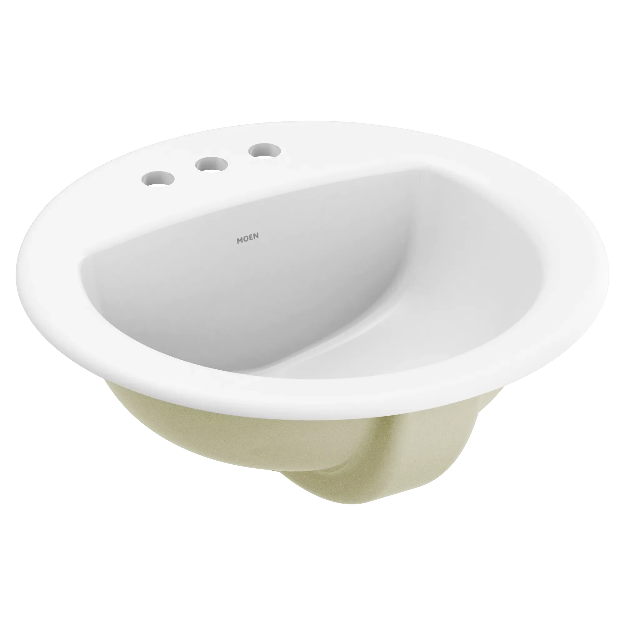 Moen Oval Drop-in Bathroom Sink - Image 2