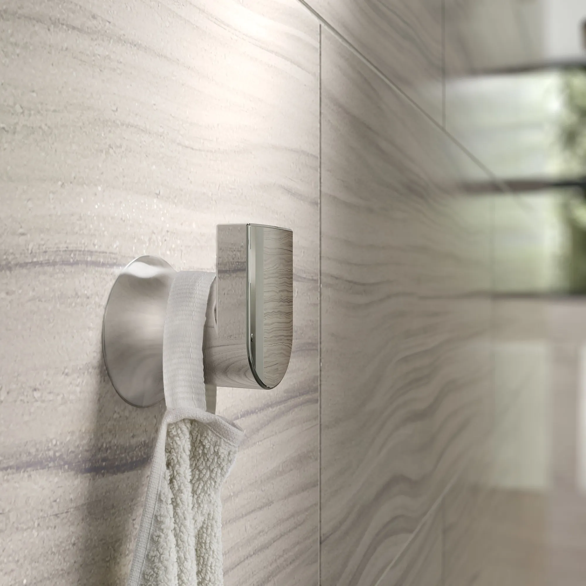 Genta LX Chrome Single Robe Hook - Image 2