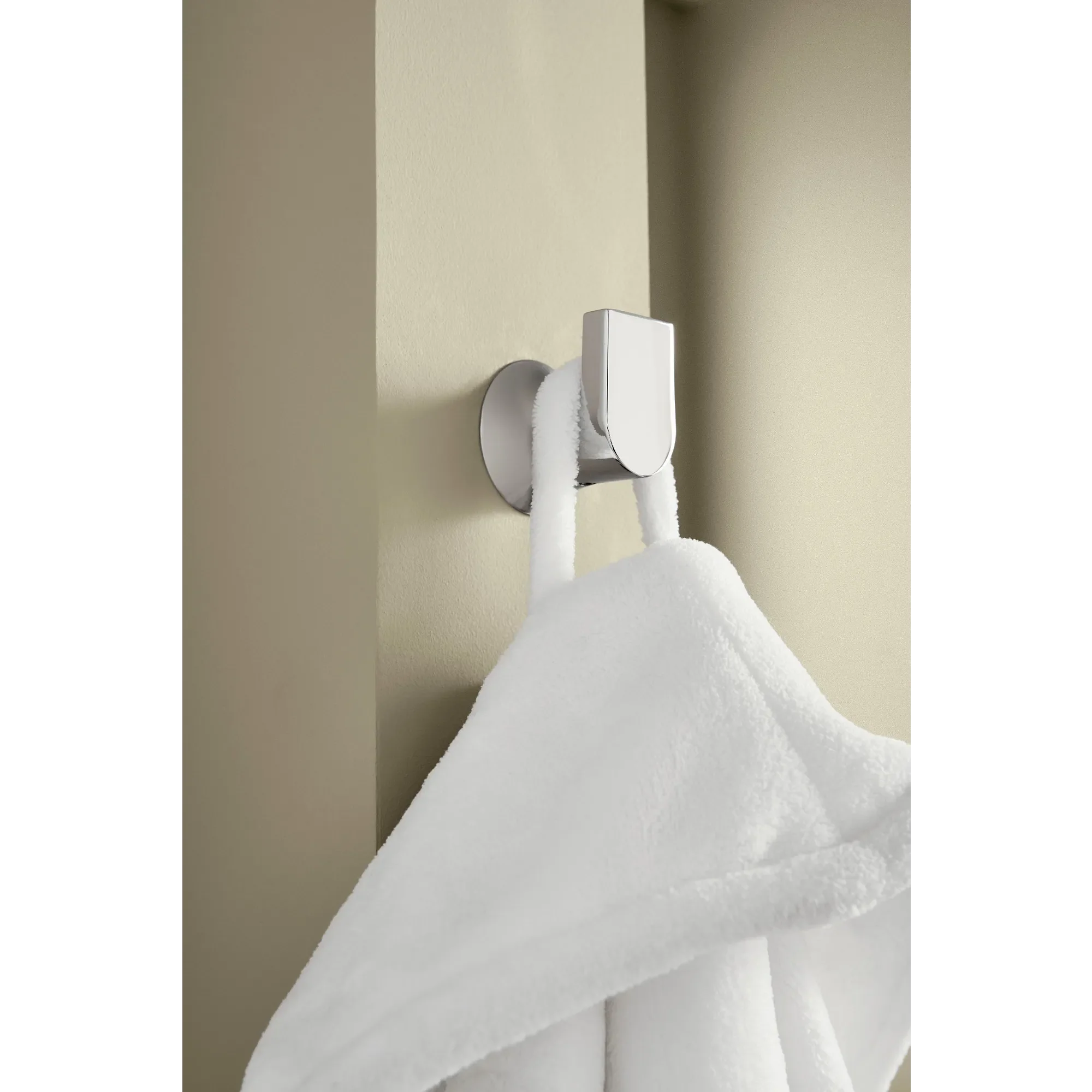 Genta LX Chrome Single Robe Hook - Image 3