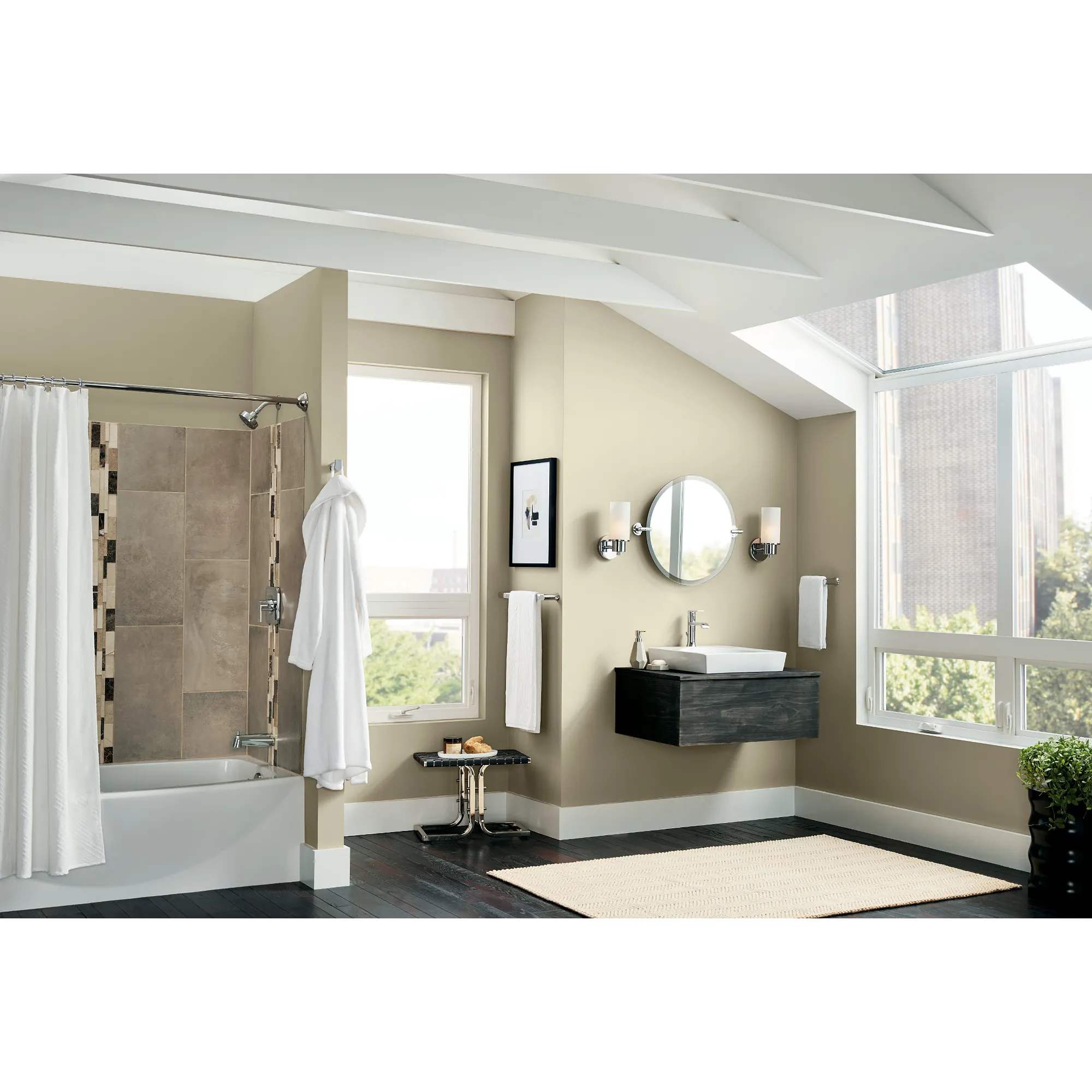 Genta LX Chrome 18" Towel Bar - Image 8