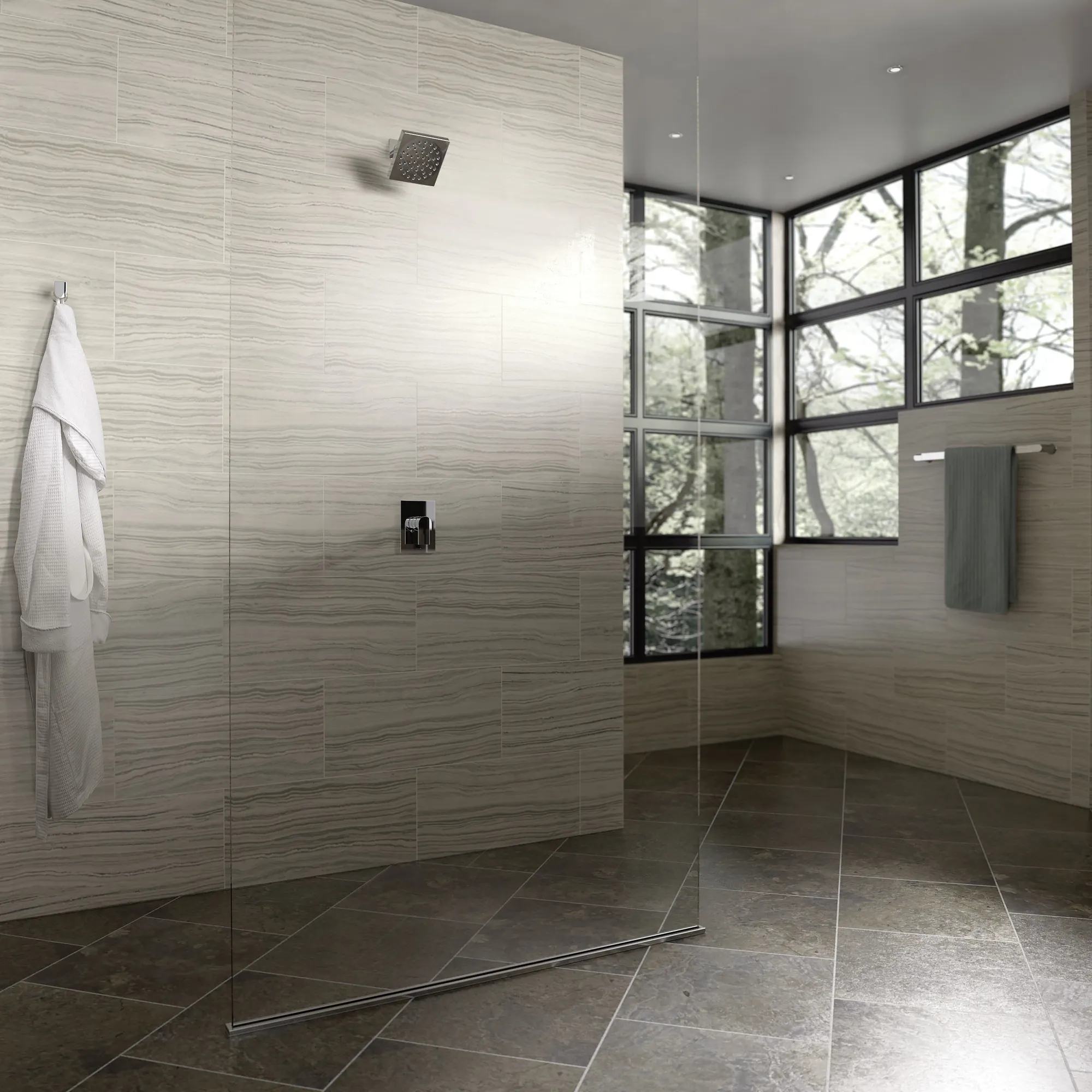 Genta LX Chrome 24" Towel Bar - Image 8