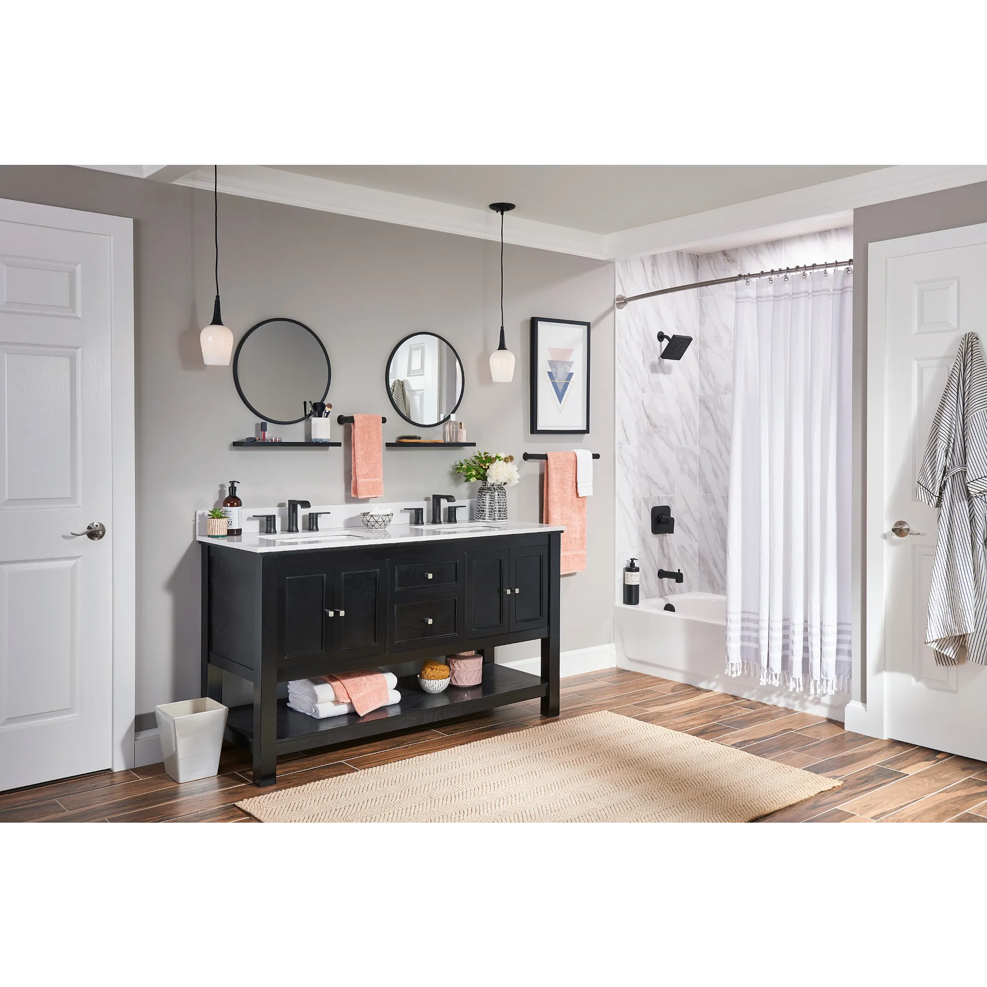 Genta LX Chrome Hand Towel Bar - Image 13