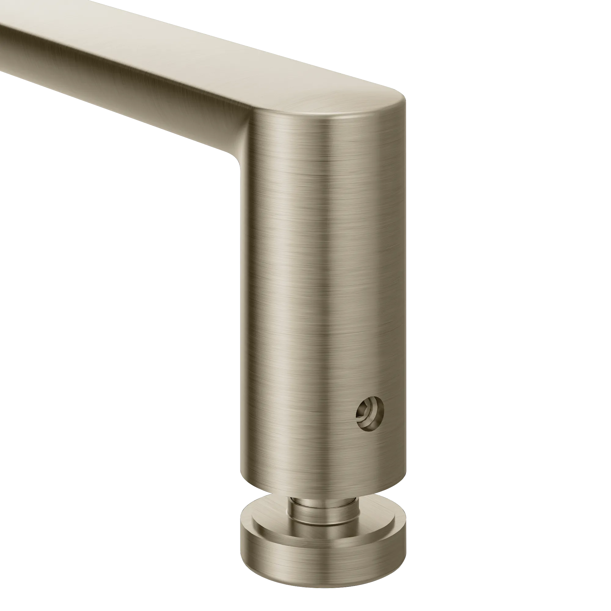 Contemporary Chrome 18" shower door towel bar - Image 10