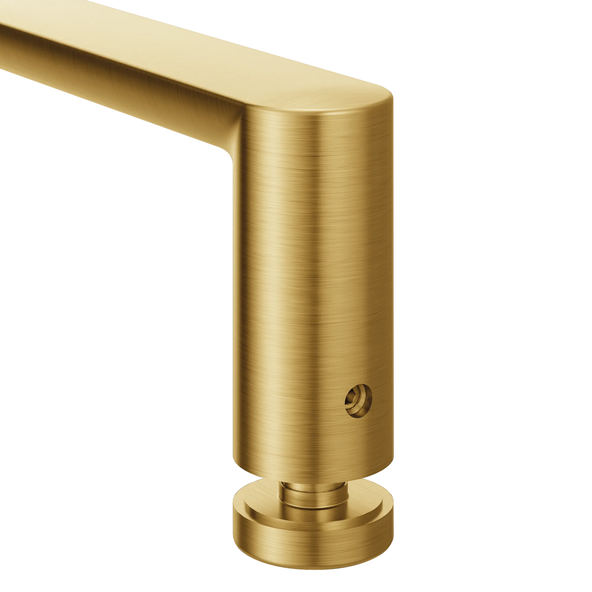 Contemporary Chrome 18" shower door towel bar - Image 12