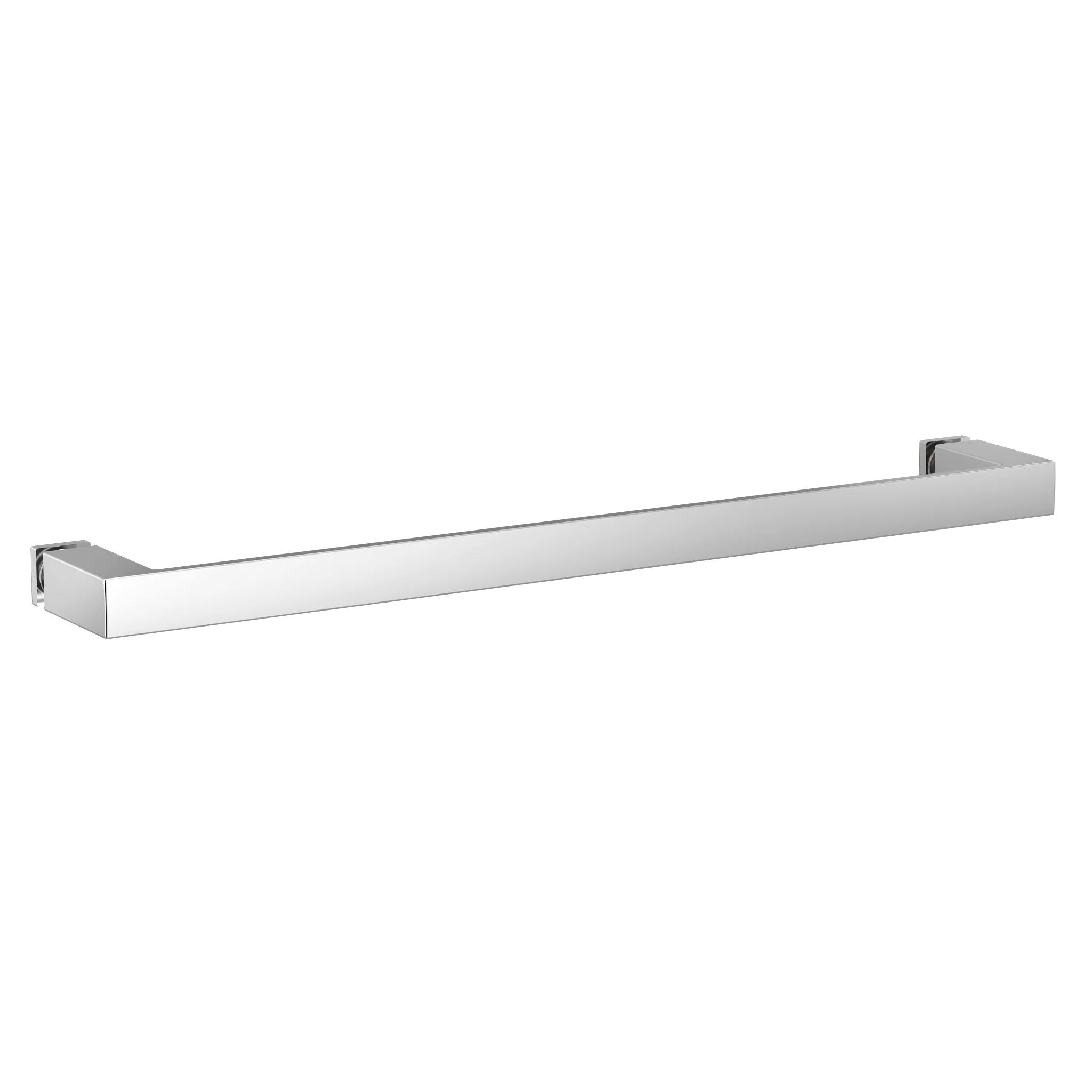 Contemporary Chrome 18" shower door towel bar