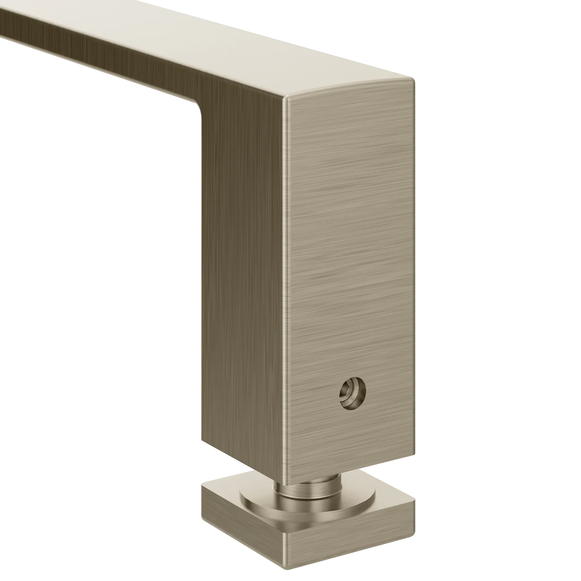 Contemporary Chrome 18" shower door towel bar - Image 11