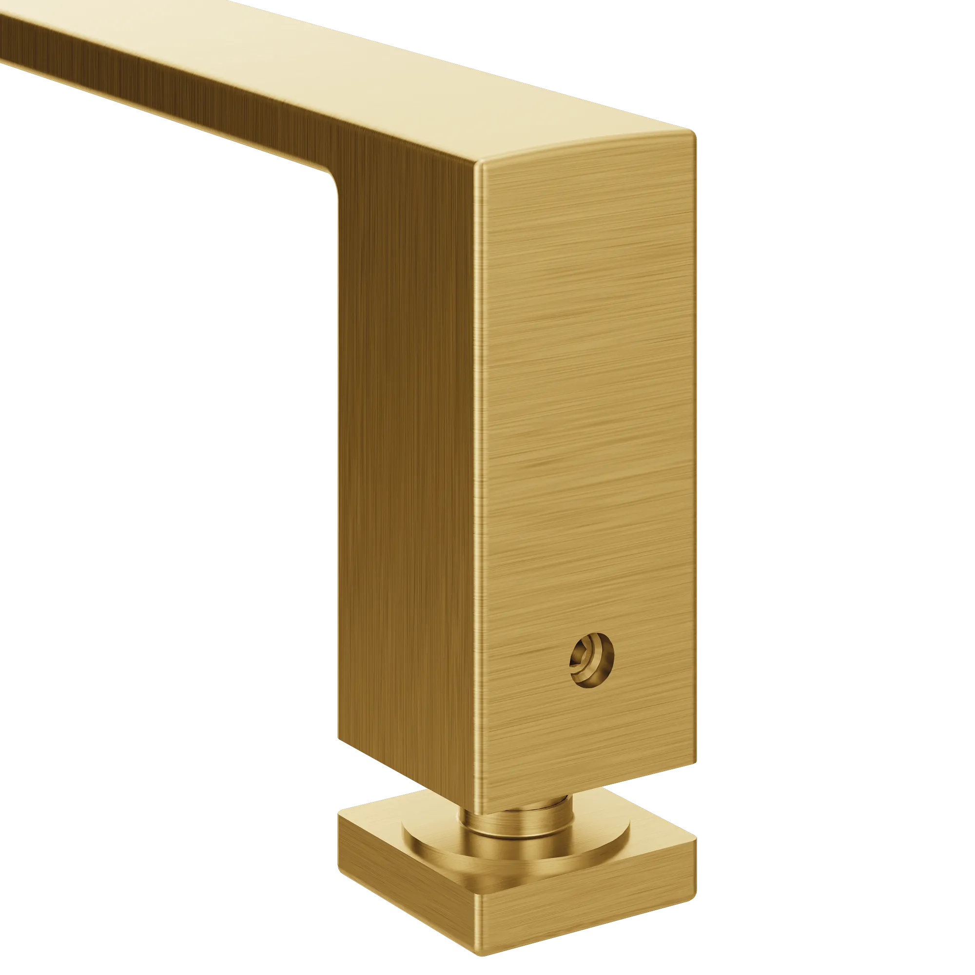 Contemporary Chrome 18" shower door towel bar - Image 14