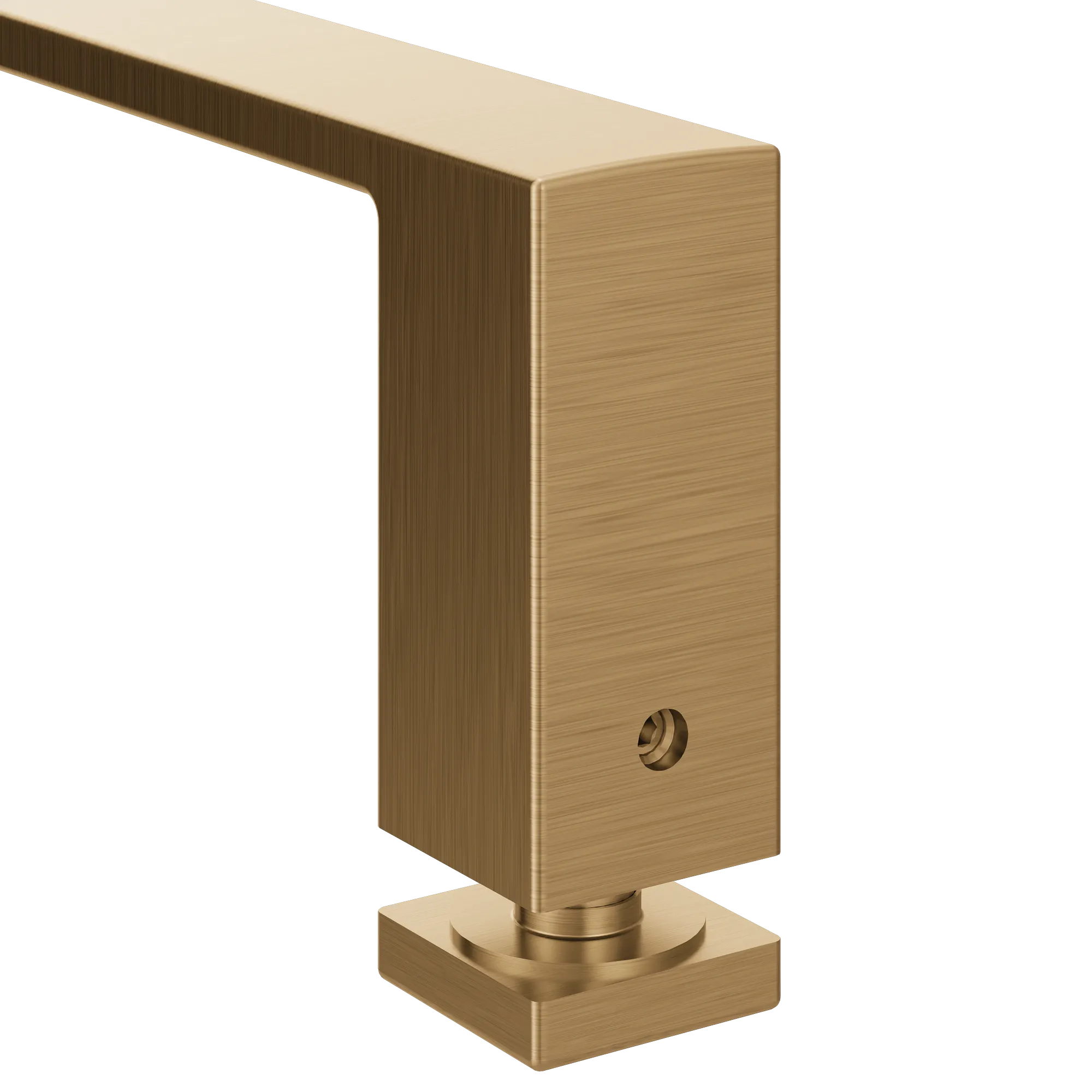 Contemporary Chrome 18" shower door towel bar - Image 17