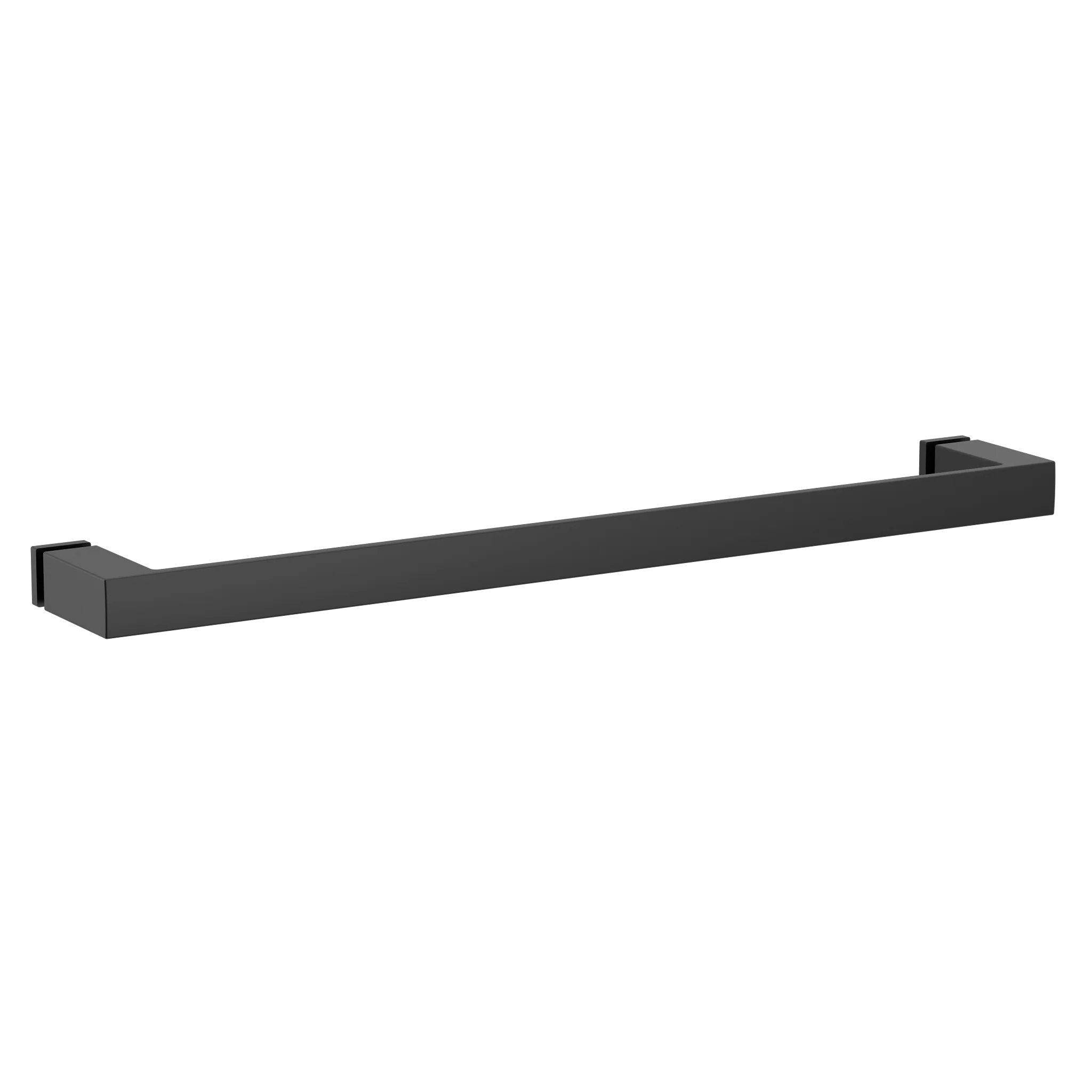 Contemporary Chrome 18" shower door towel bar - Image 4