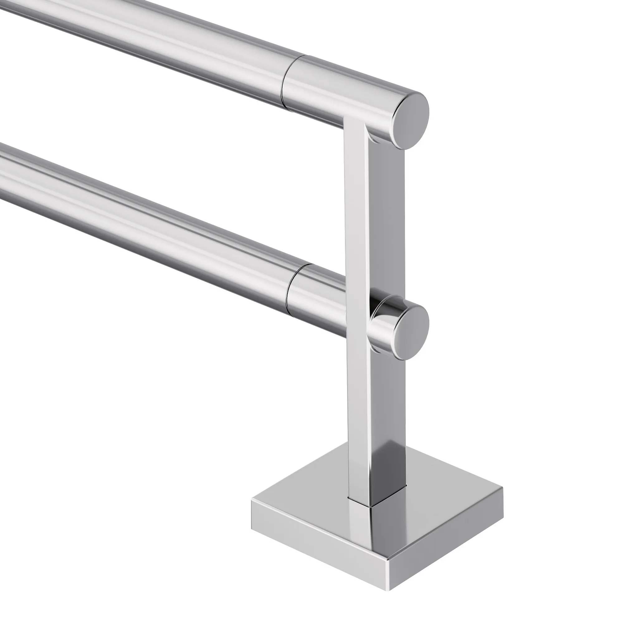 Triva Chrome 24" double towel bar - Image 2