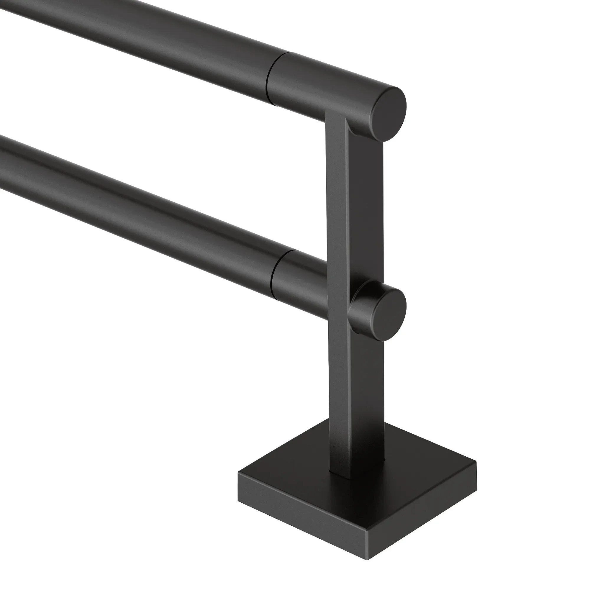 Triva Chrome 24" double towel bar - Image 5