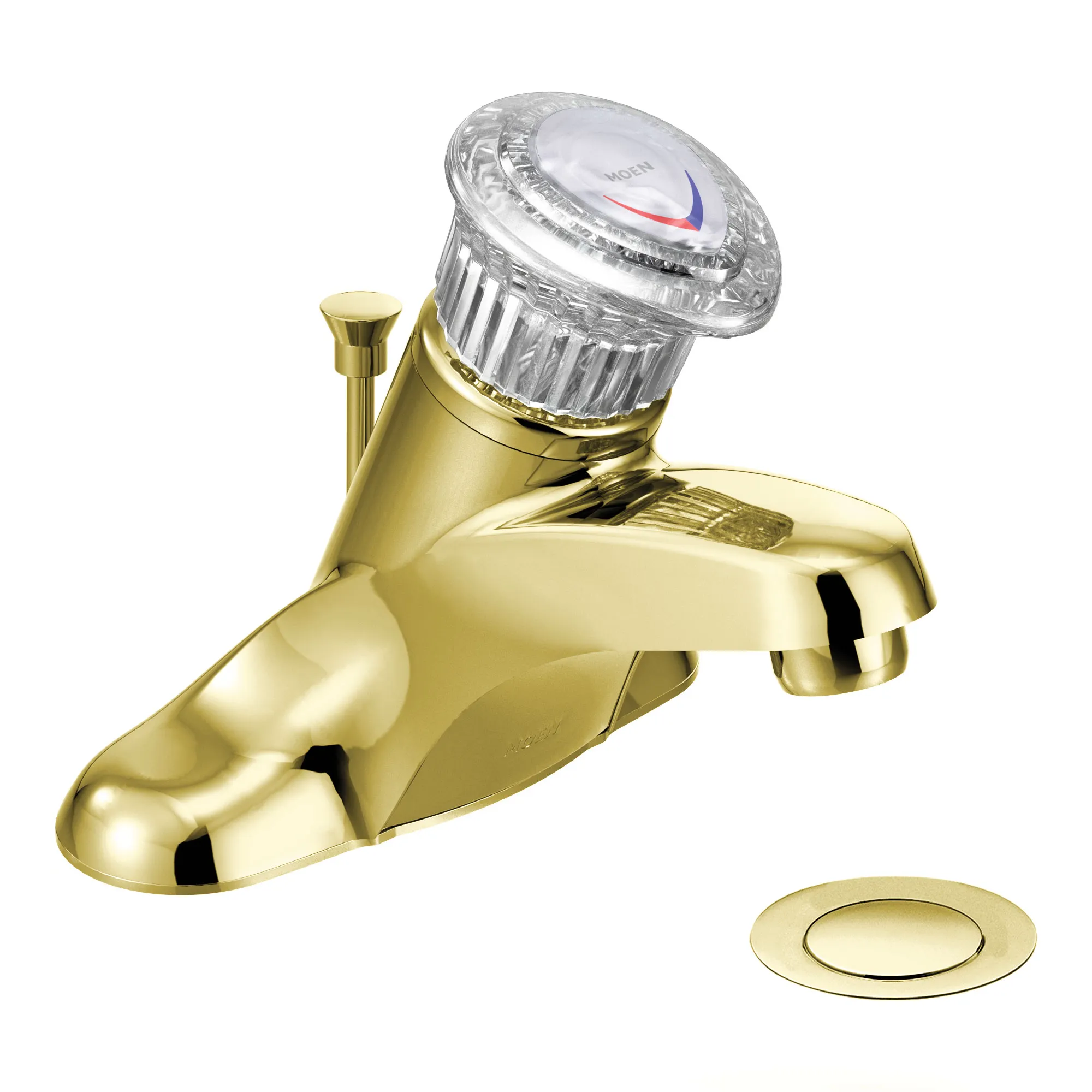 Chateau Chrome one-handle low arc bathroom faucet - Image 2
