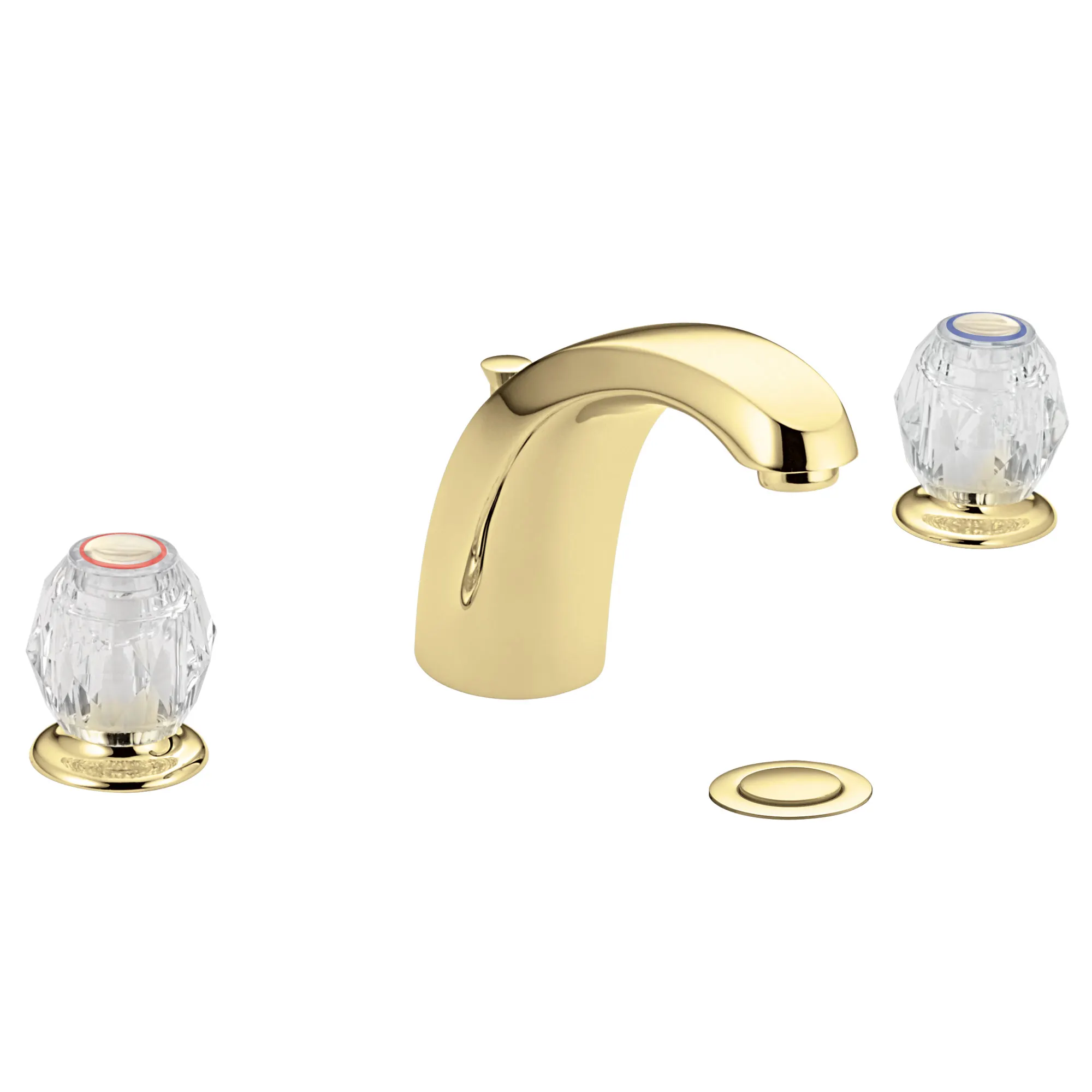 Chateau Chrome two-handle low arc bathroom faucet - Image 2