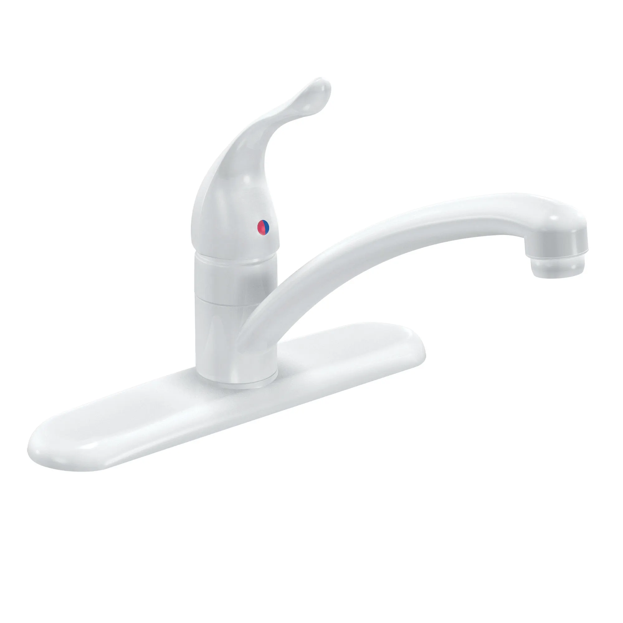 Chateau Chrome one-handle low arc kitchen faucet - Image 2