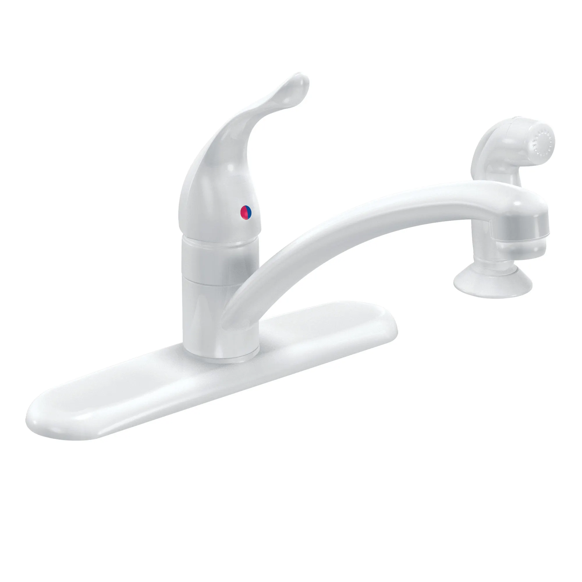 Chateau Chrome one-handle low arc kitchen faucet - Image 2