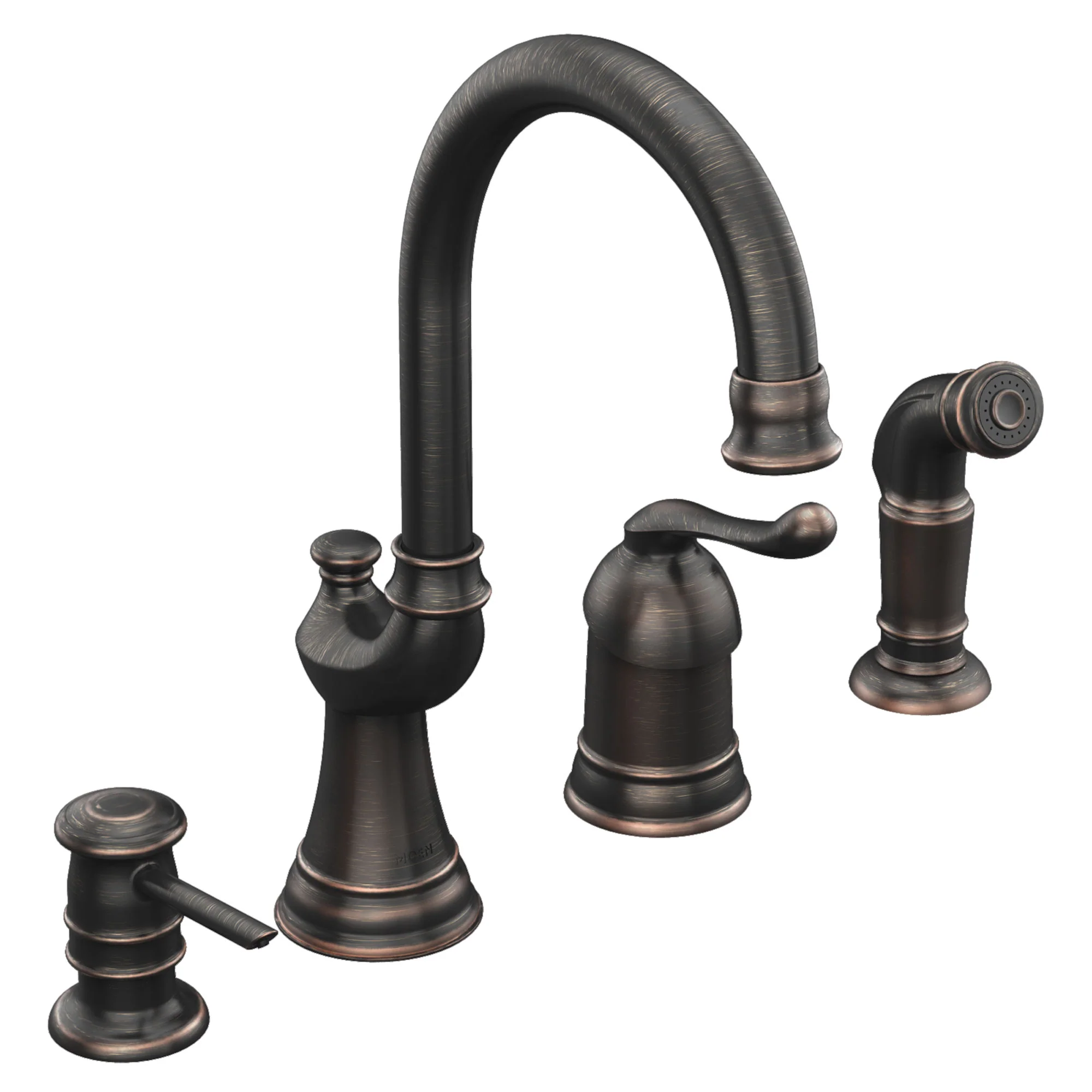 Muirfield Classic stainless one-handle high arc bar faucet - Image 4