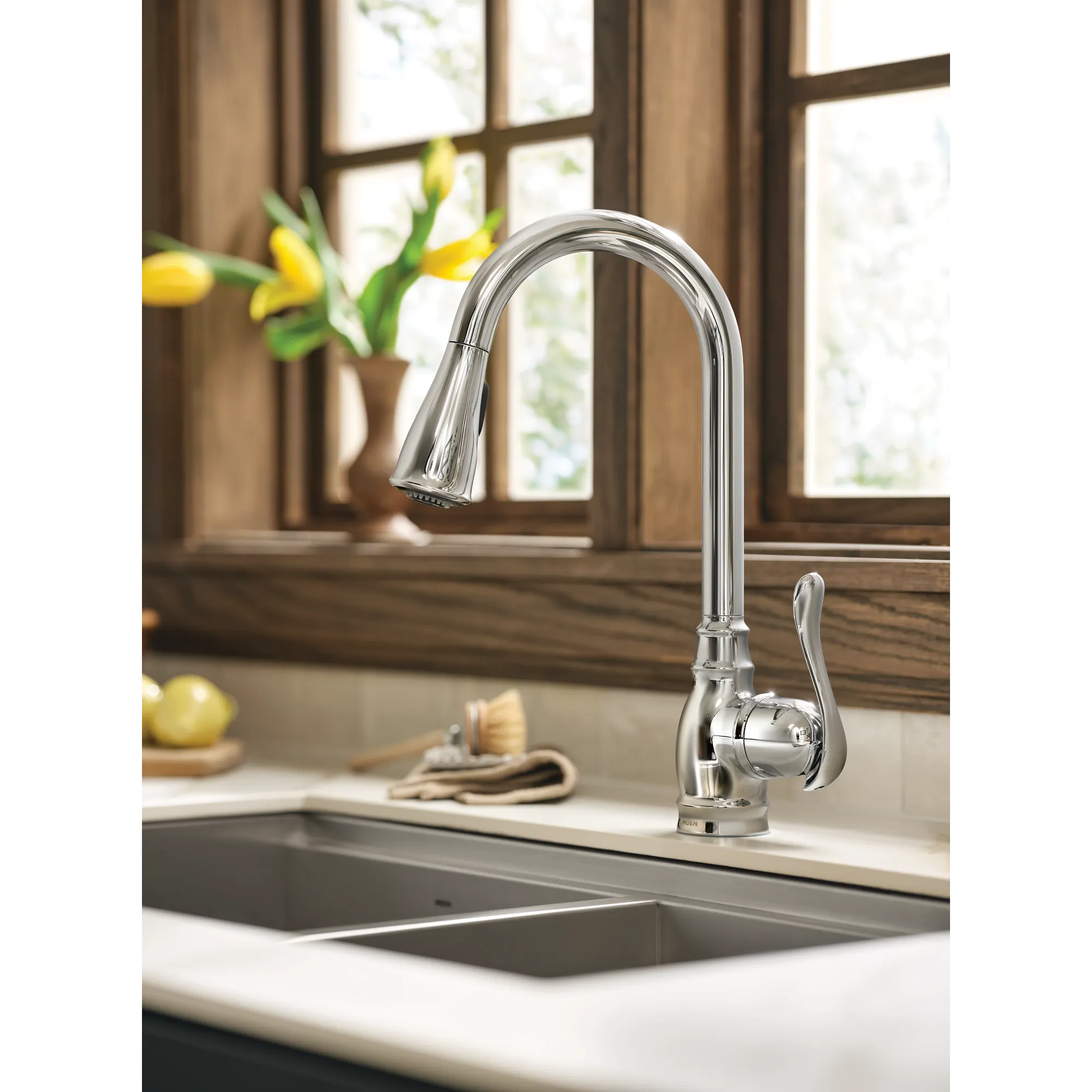 Anabelle One-Handle High Arc Pulldown Kitchen Faucet - Image 15
