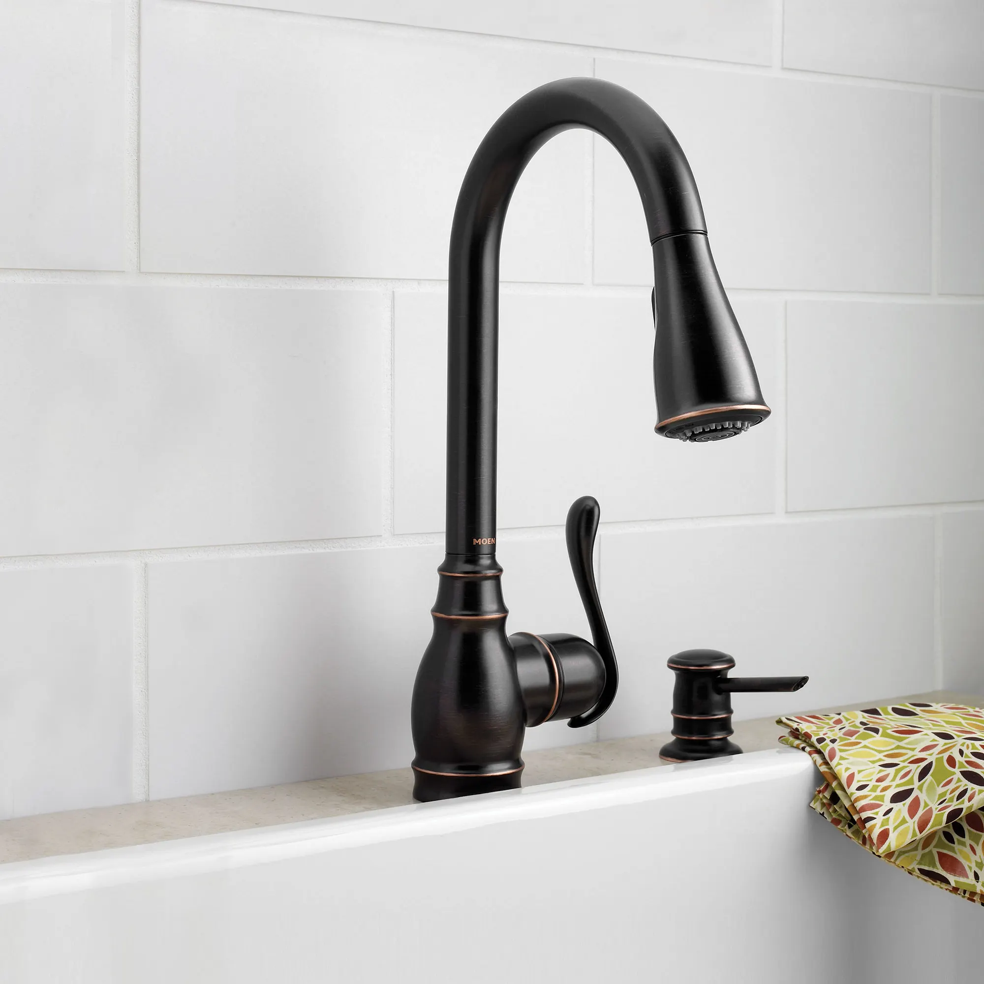 Anabelle One-Handle High Arc Pulldown Kitchen Faucet - Image 20