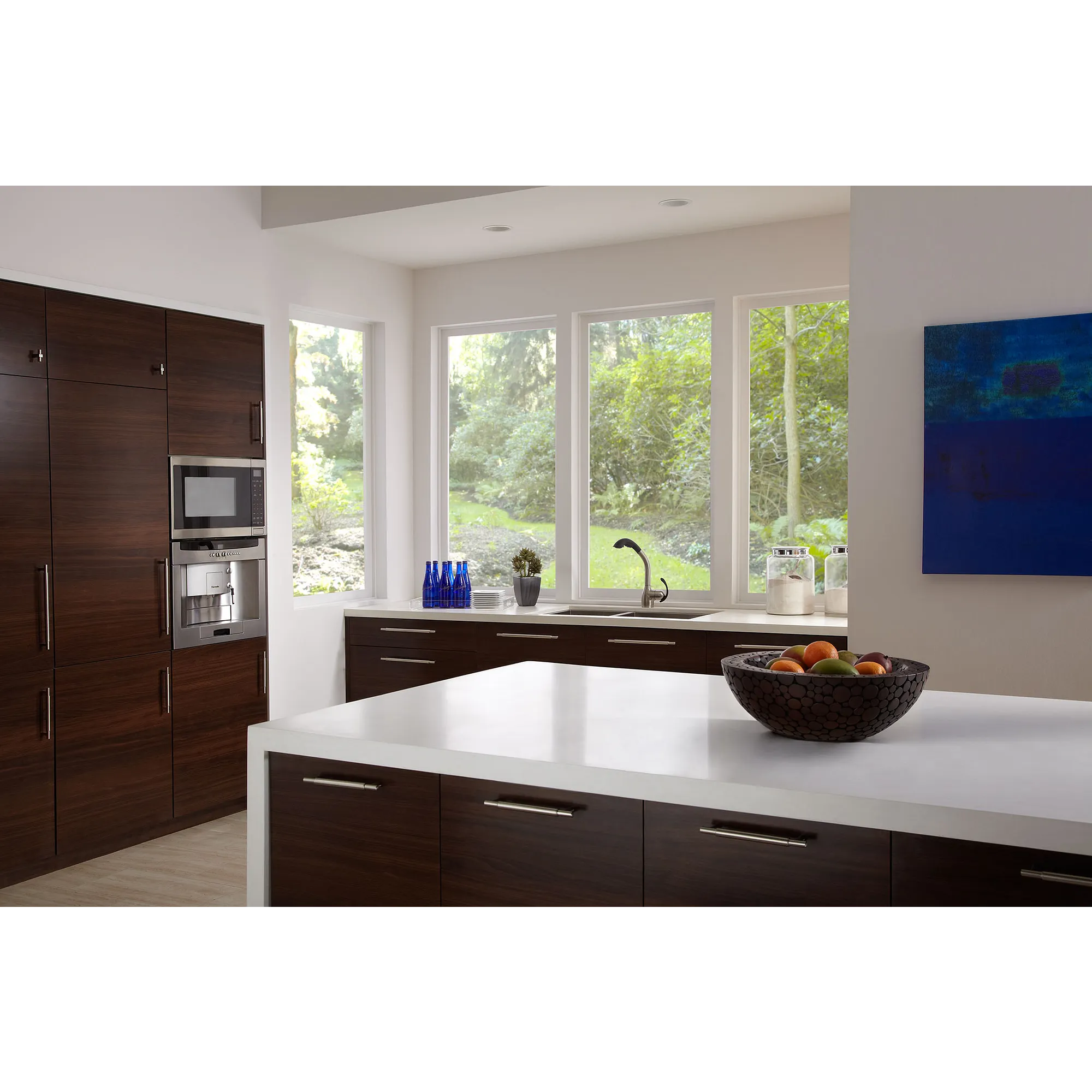 Neva Chrome one-handle high arc pullout kitchen faucet - Image 14