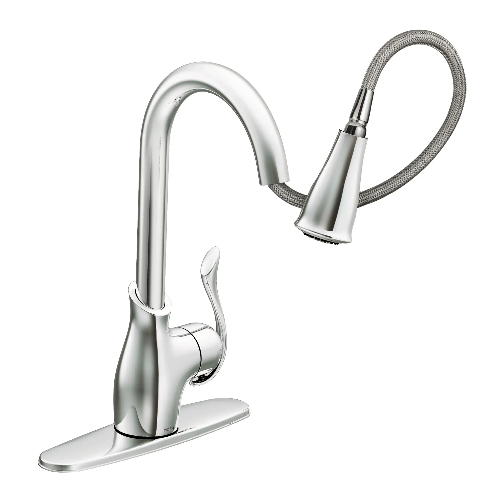 Boutique One-handle High Arc Pulldown Kitchen Faucet - Image 3