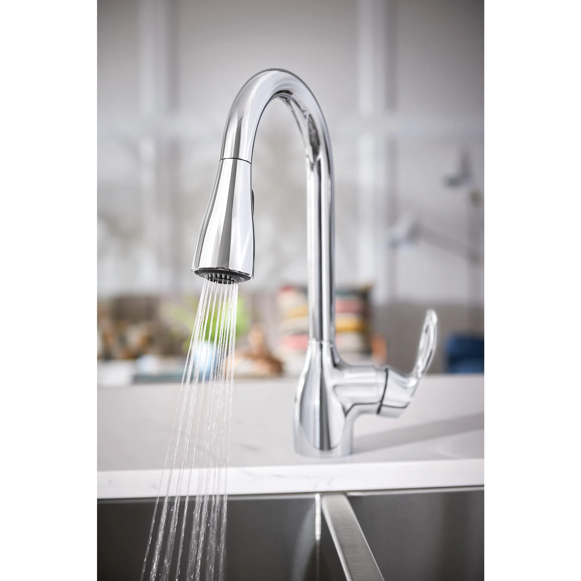 Kleo One-Handle Diverter Pulldown Kitchen Faucet - Image 3