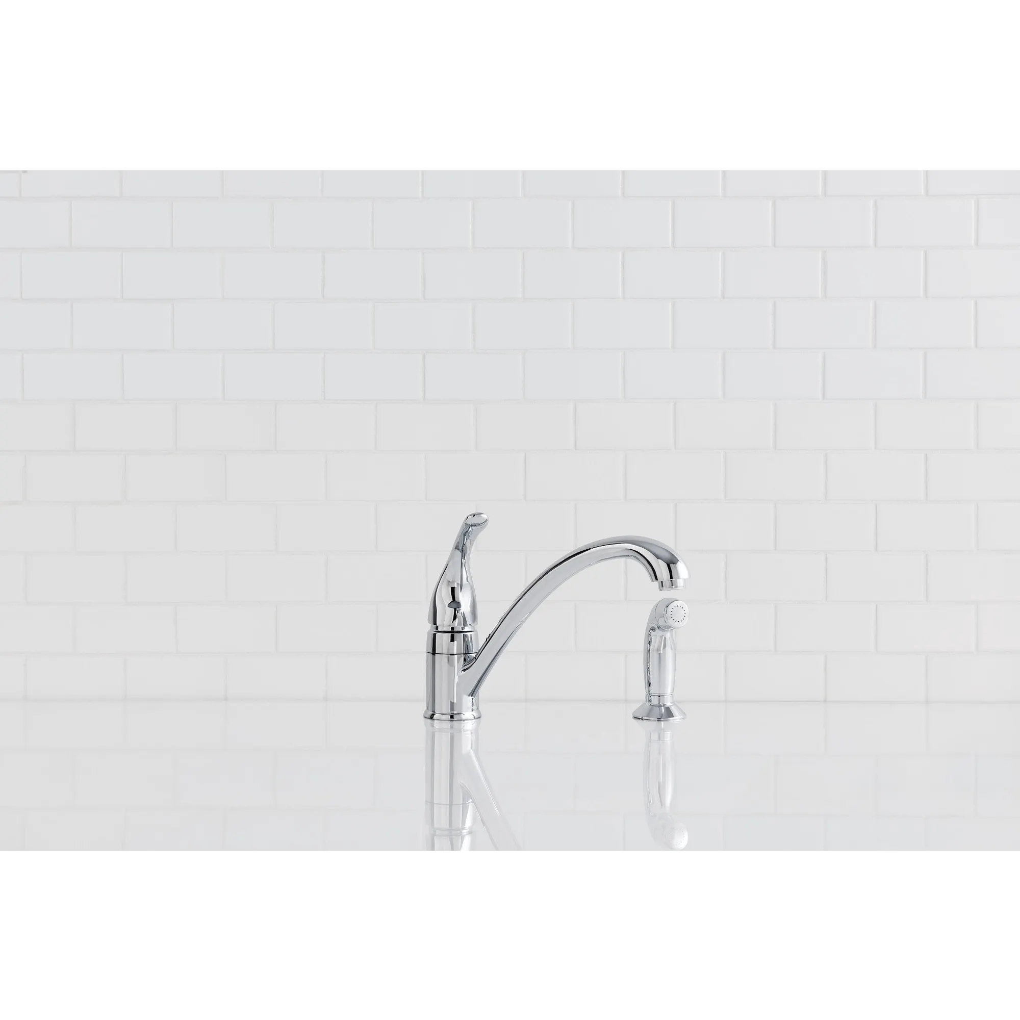 Torrance One-Handle Low Arc Kitchen Faucet - Image 2