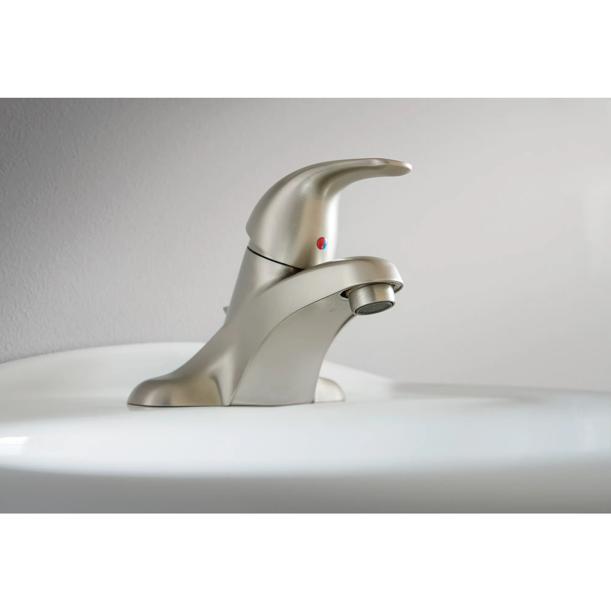 Adler Chrome one-handle low arc bathroom faucet - Image 7