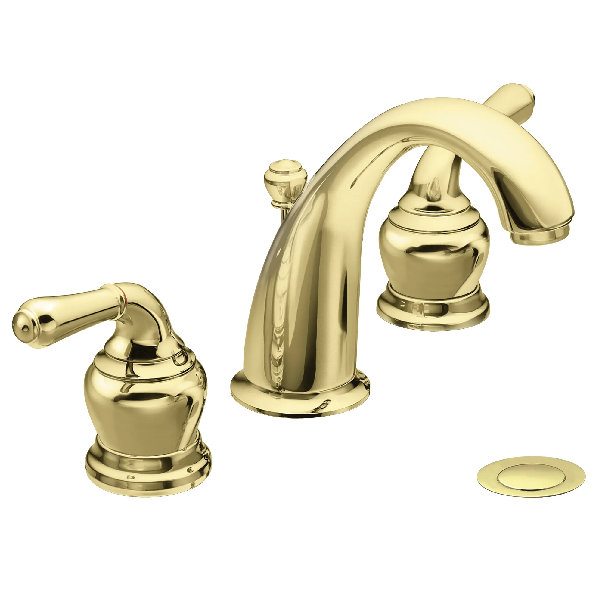 Monticello Chrome two-handle high arc bathroom faucet - Image 4