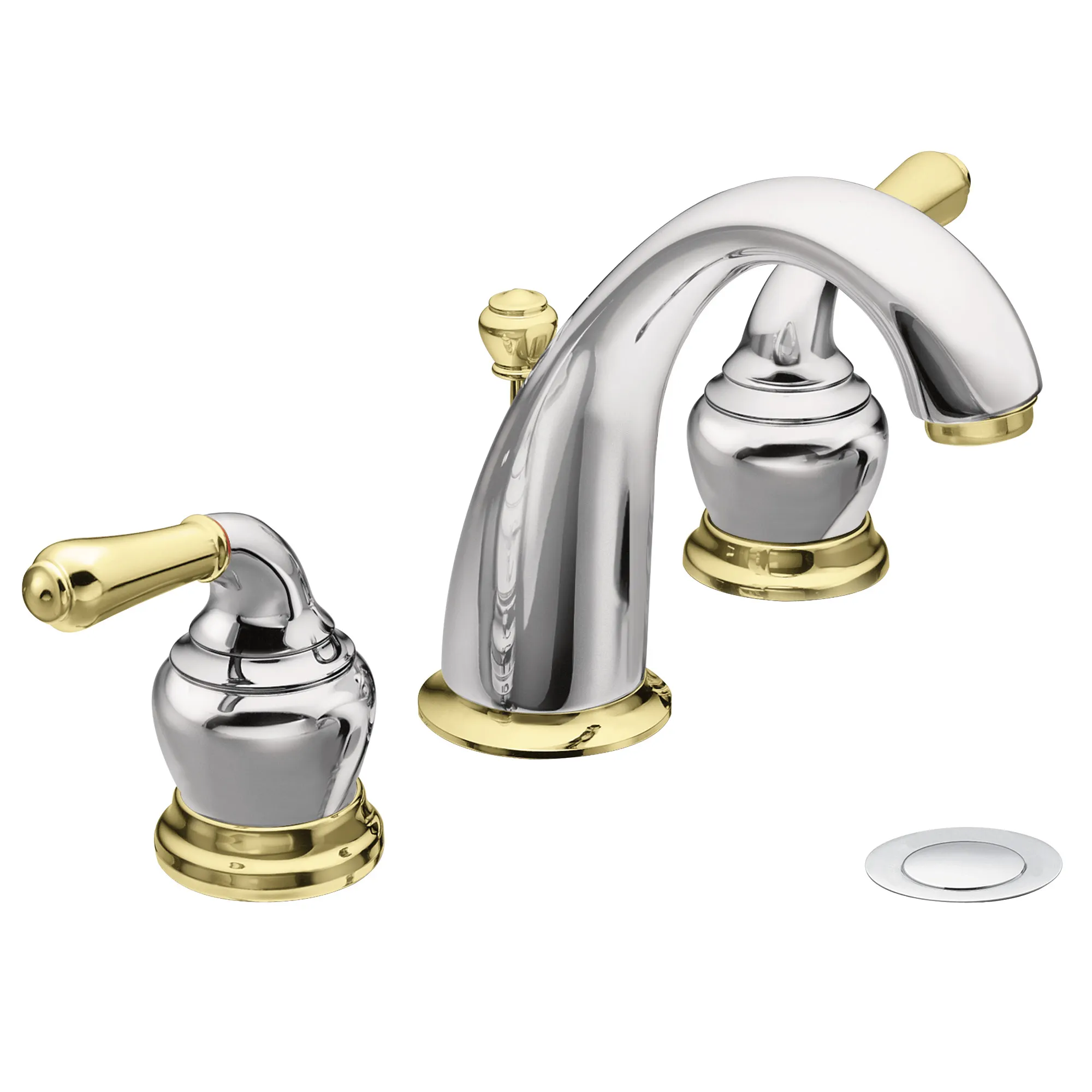 Monticello Chrome two-handle high arc bathroom faucet - Image 8