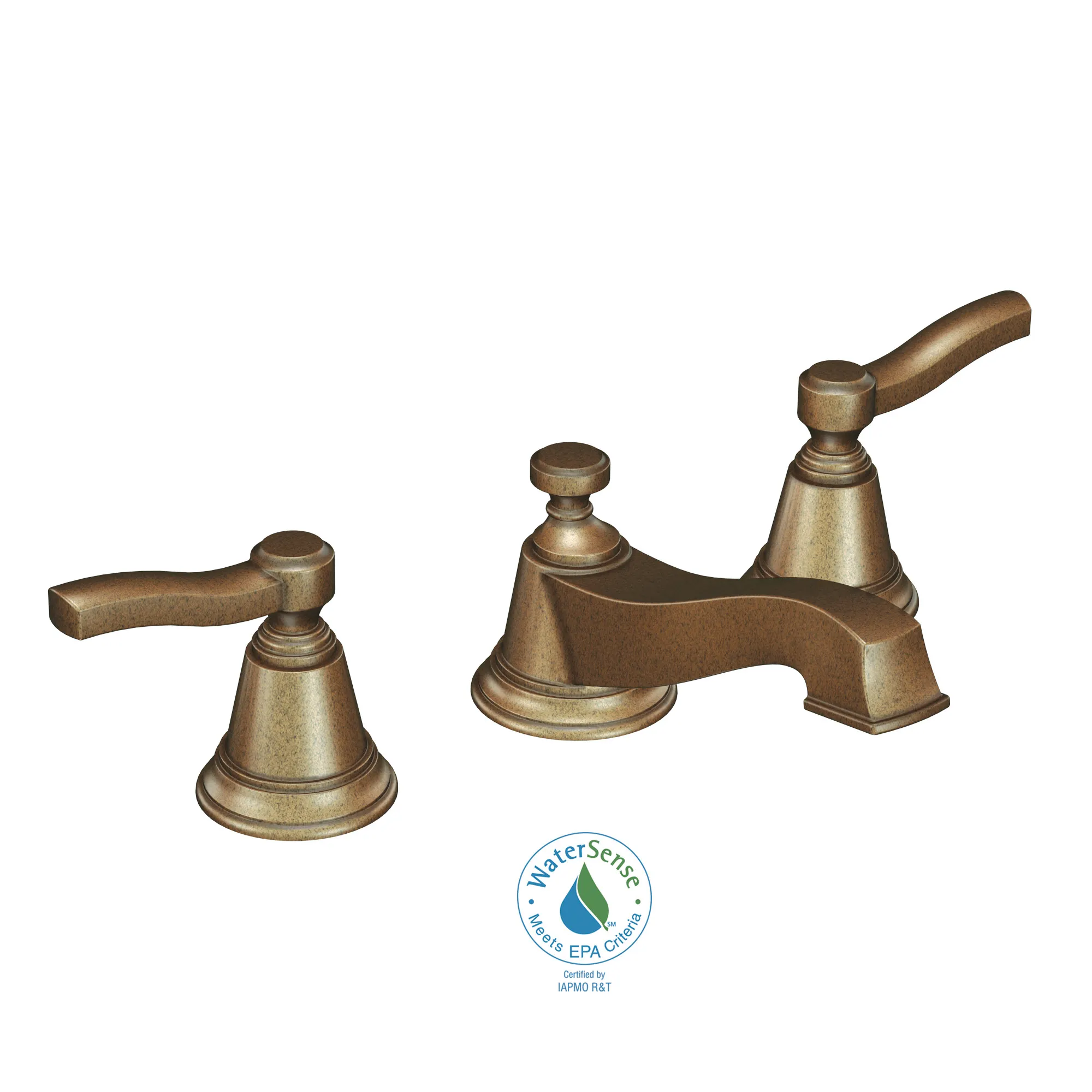 Rothbury Chrome two-handle low arc bathroom faucet - Image 4