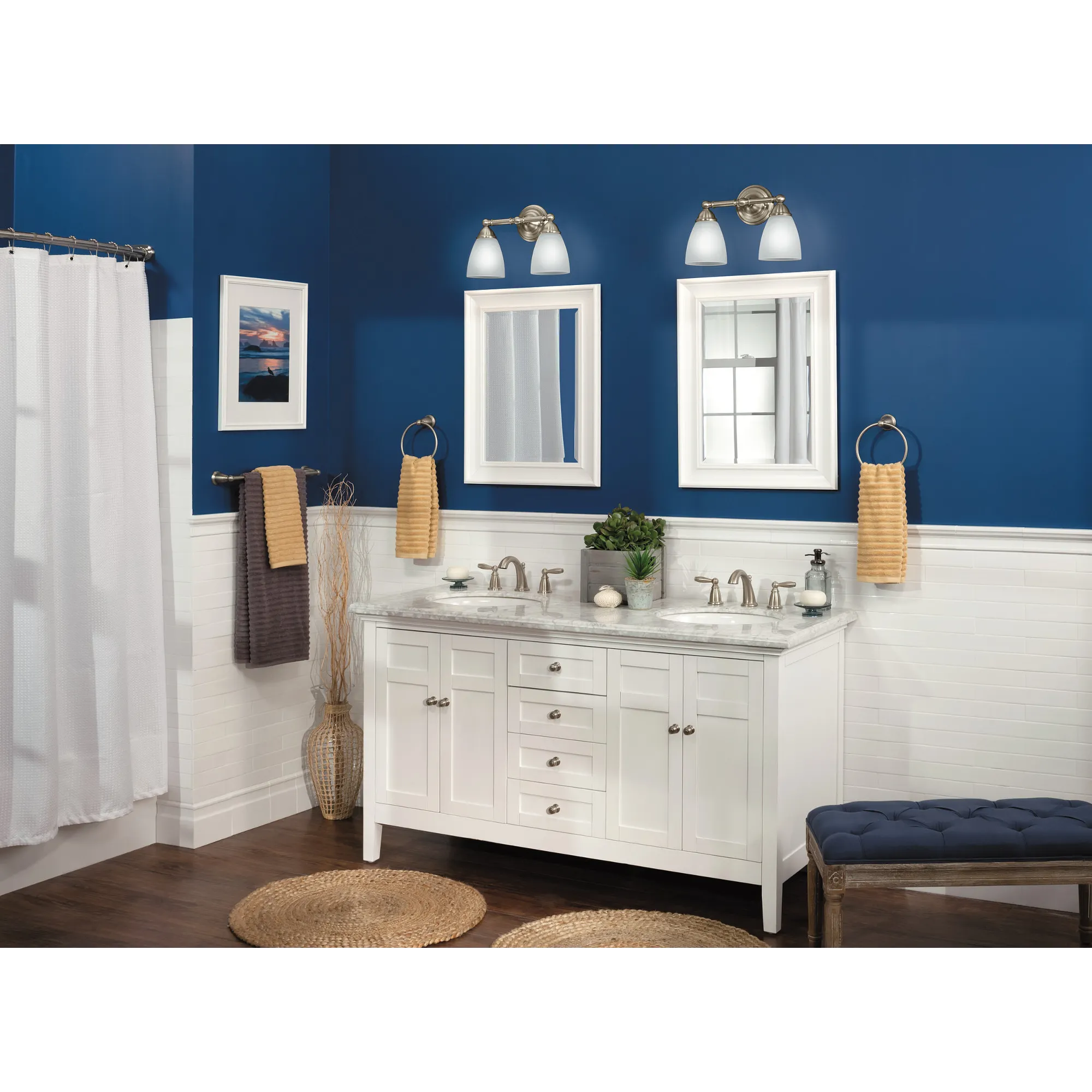 Brantford Chrome two-handle low arc bathroom faucet - Image 6