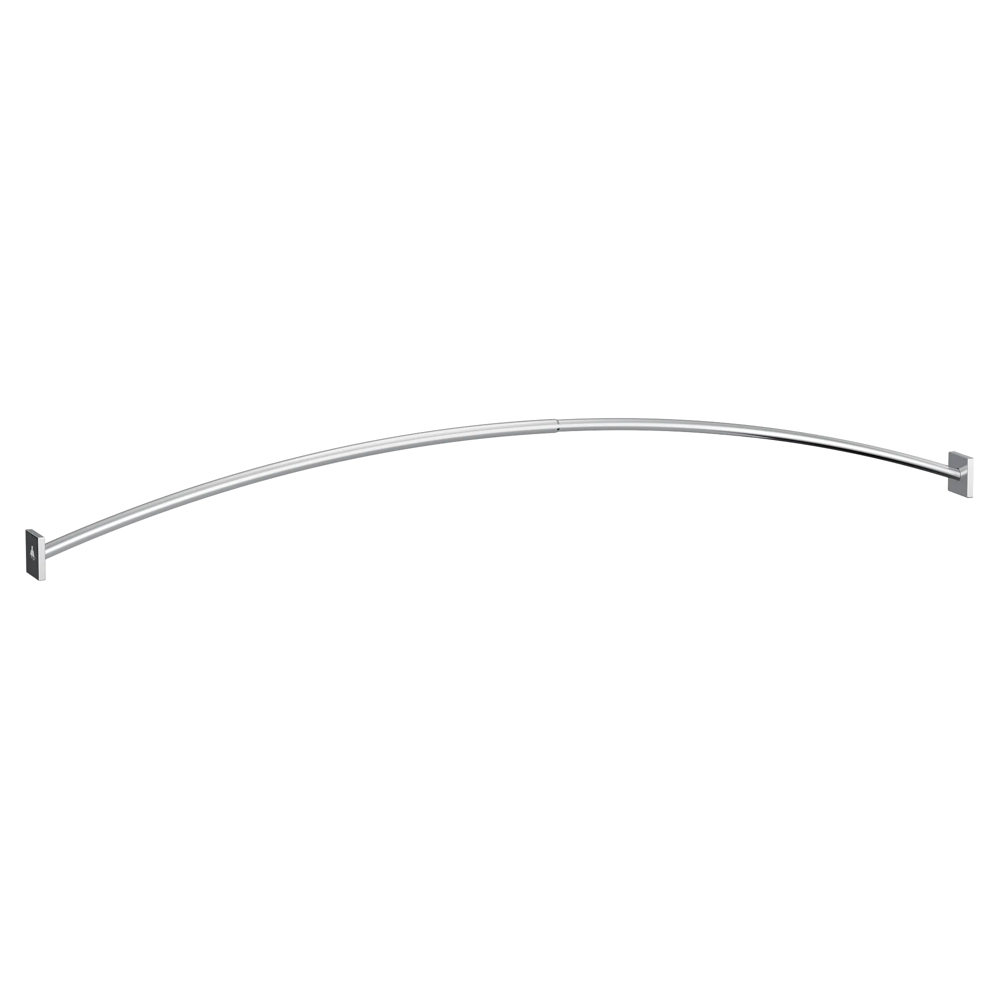Triva Chrome adjustable curved shower rod - Image 3