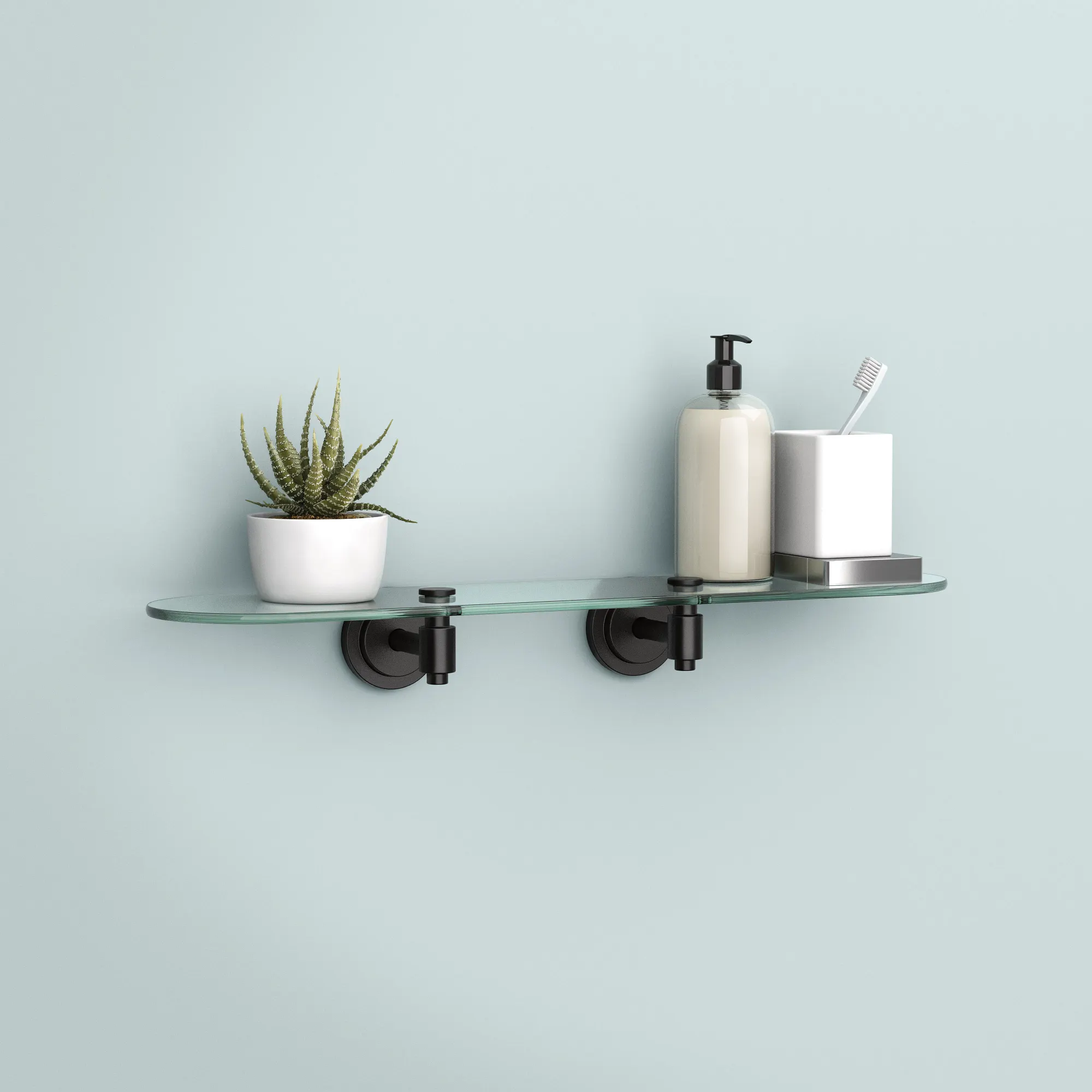 Iso Glass Decorative Wall Shelf - Image 7