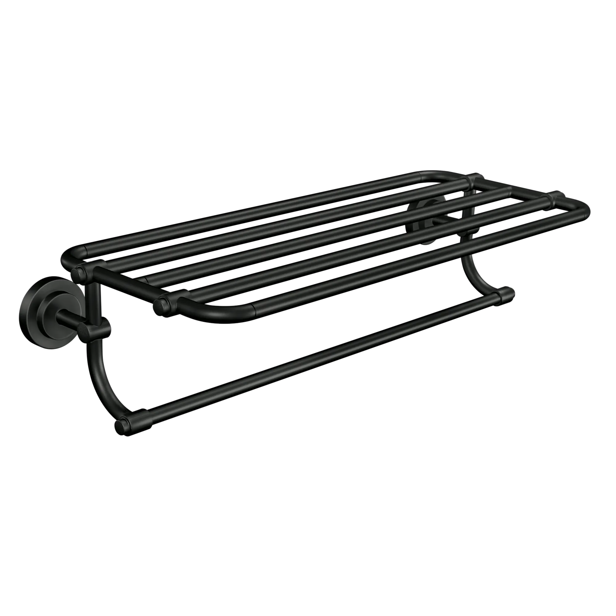 Iso Bathroom Shelf with Towel Bar - Image 11
