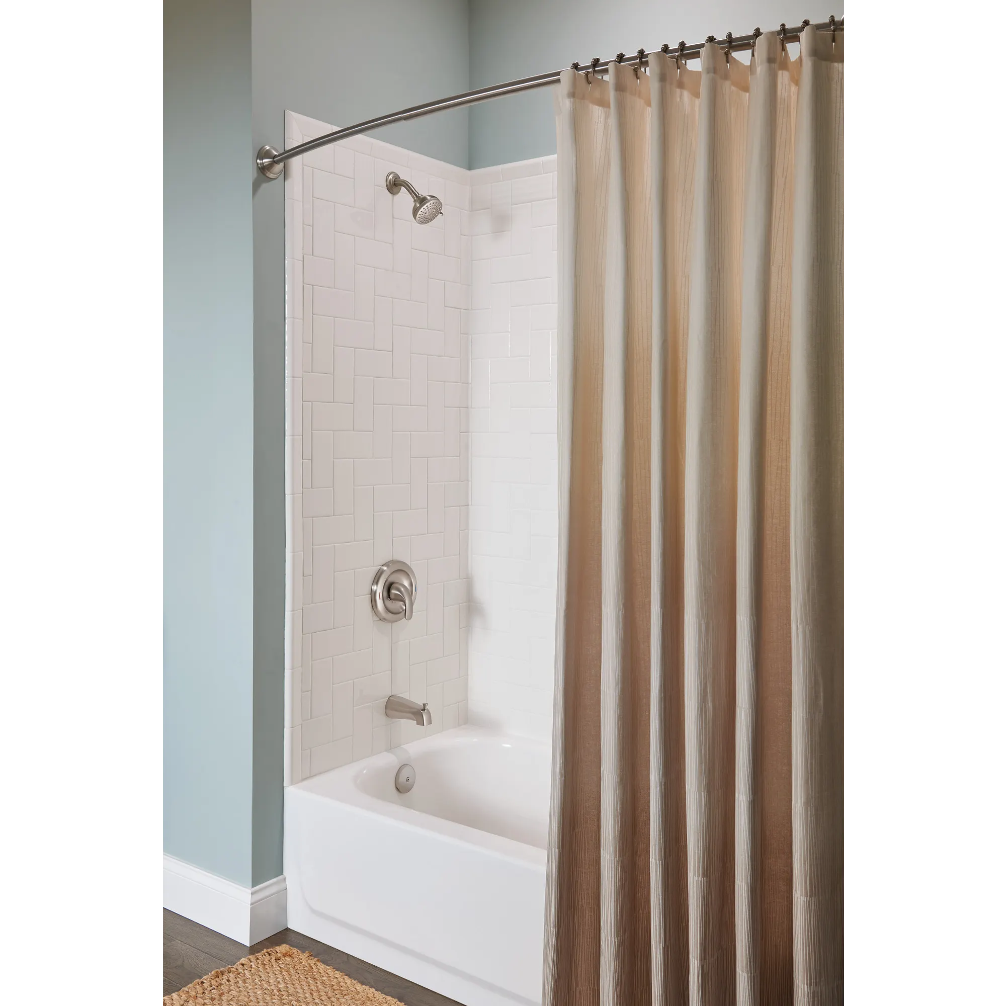 Moen Adjustable Curved Shower Rod - Image 17