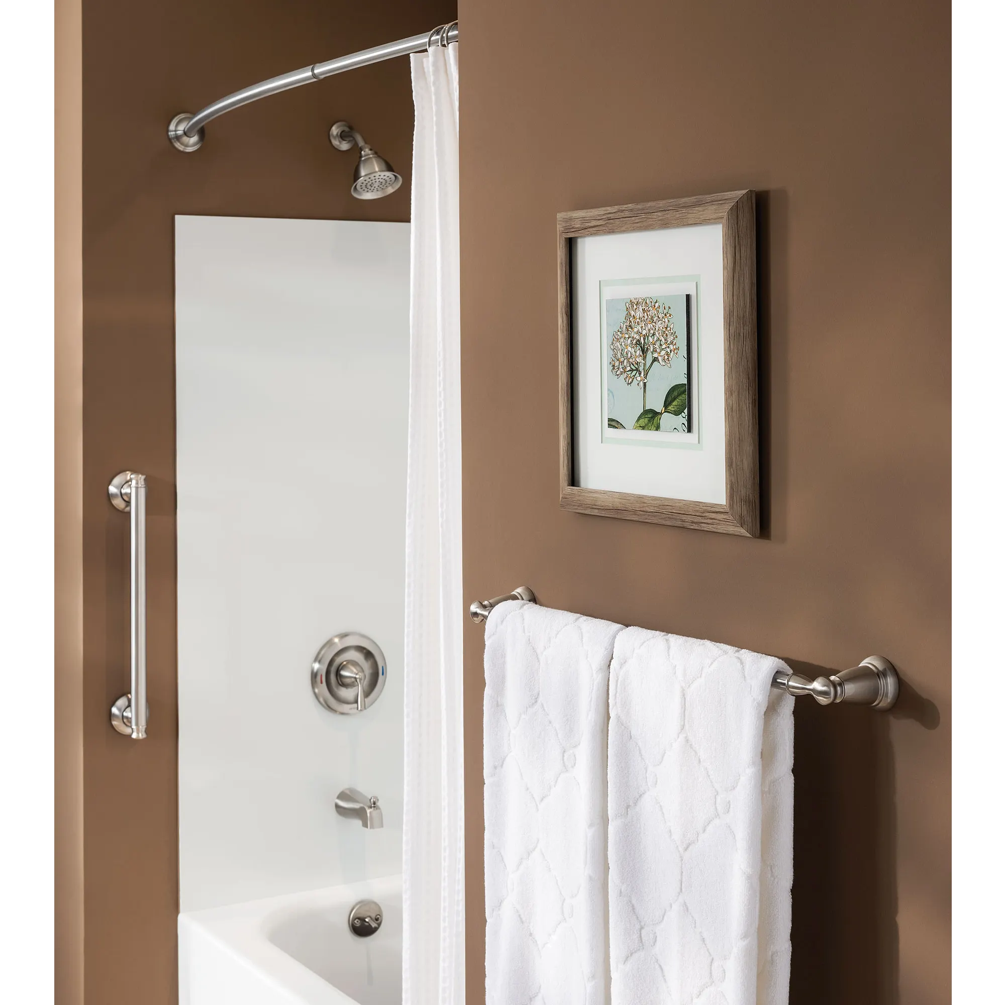 Moen Adjustable Curved Shower Rod - Image 18