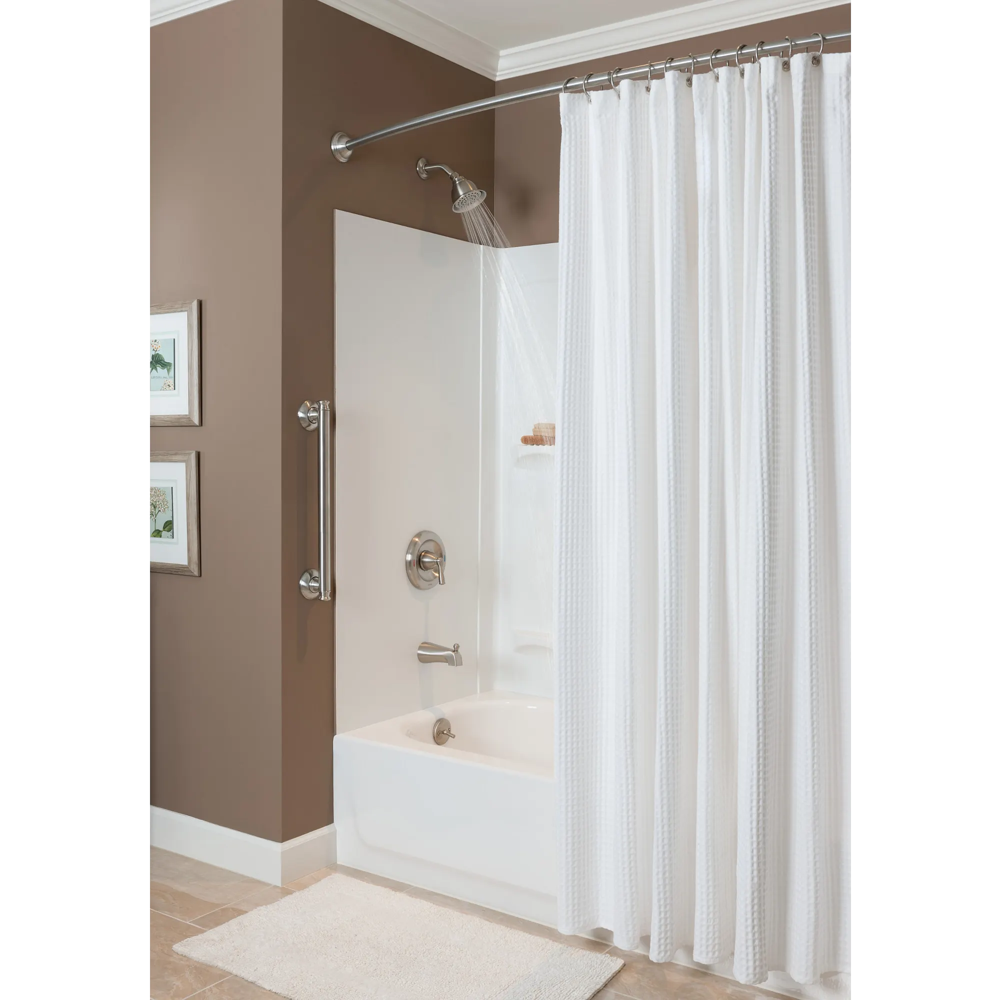 Moen Adjustable Curved Shower Rod - Image 27