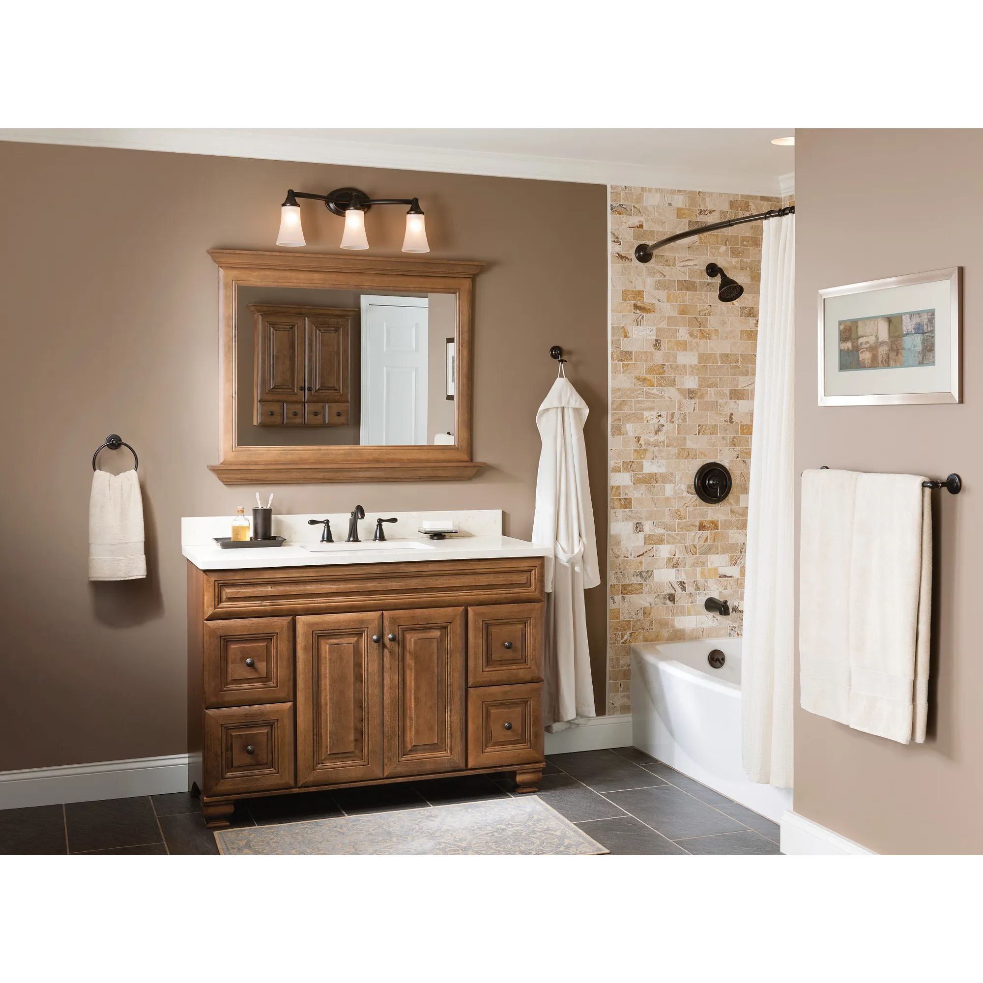 Moen Adjustable Curved Shower Rod - Image 33