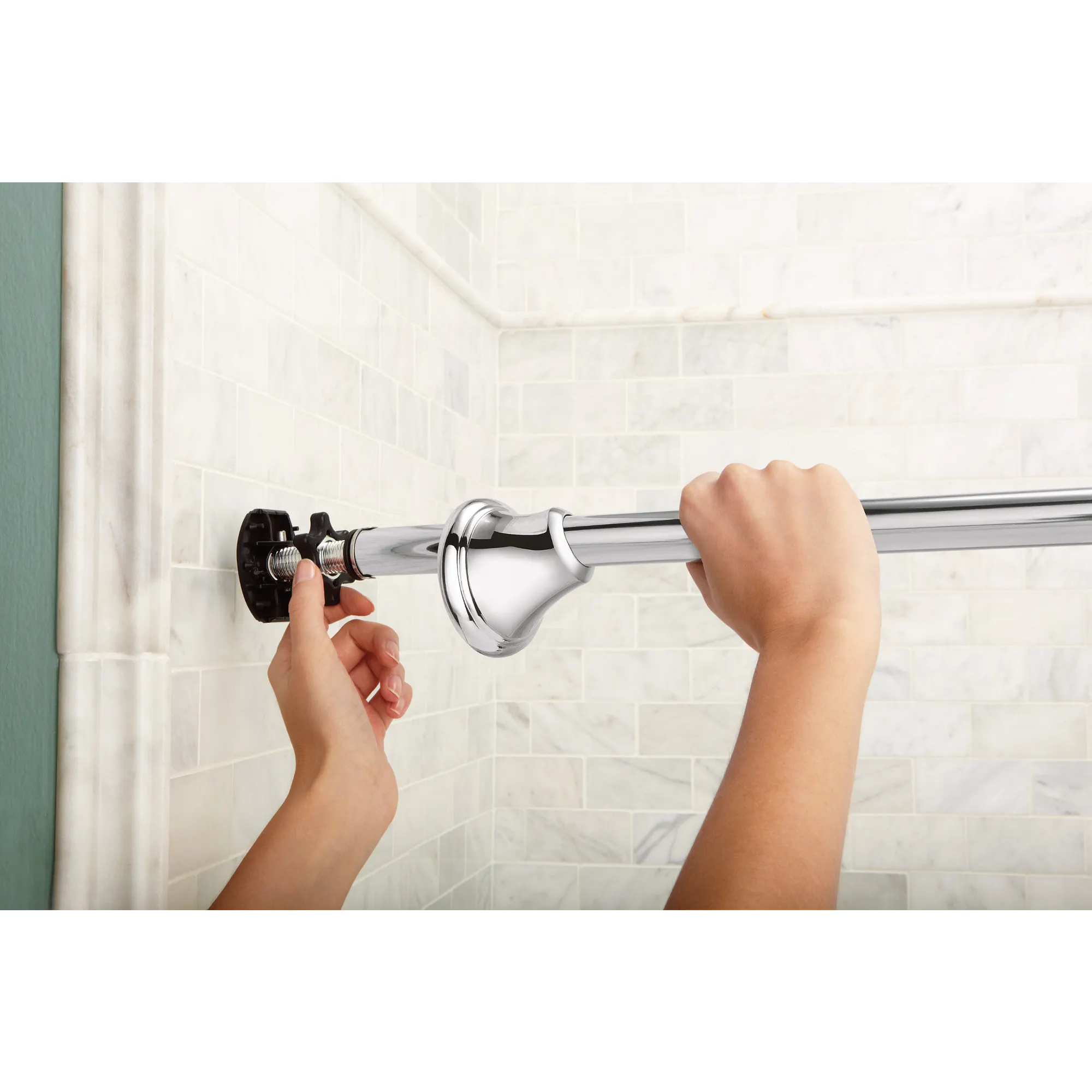 Curved Shower Rods Tension Curved Shower Rod - Image 9