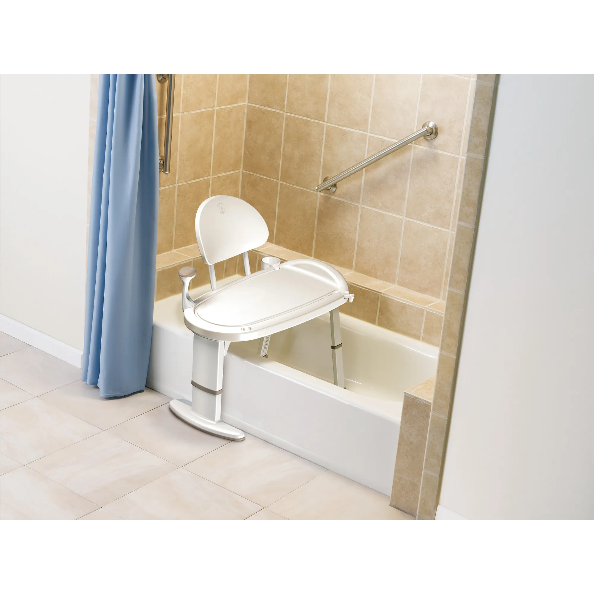 Moen Home Care Glacier Transfer Bench - Image 5