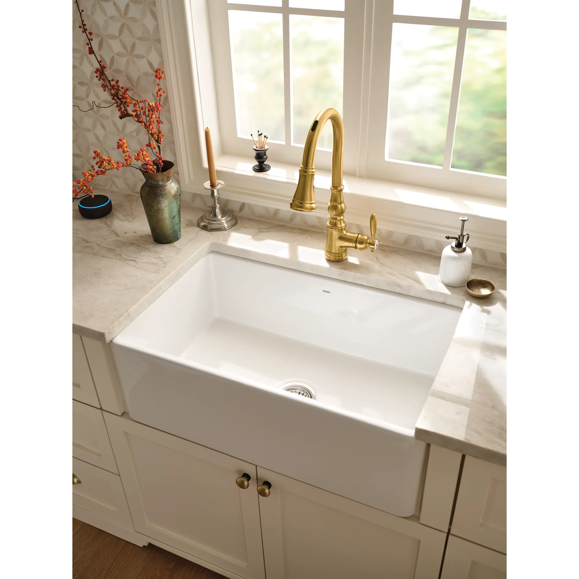 Host 30" Fireclay Undermount Apron Front Single Bowl Sink - Image 3