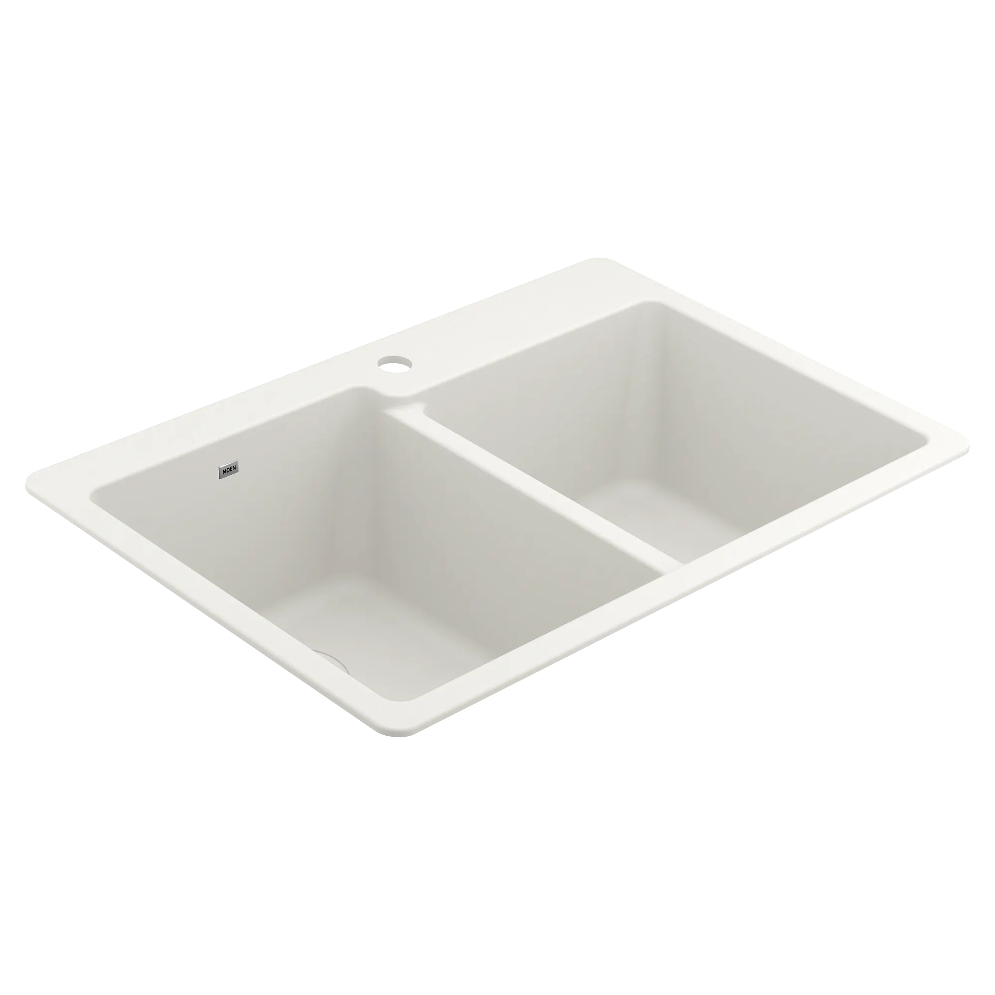 Host 33" Granite Dual Mount Double Bowl Sink - Image 3