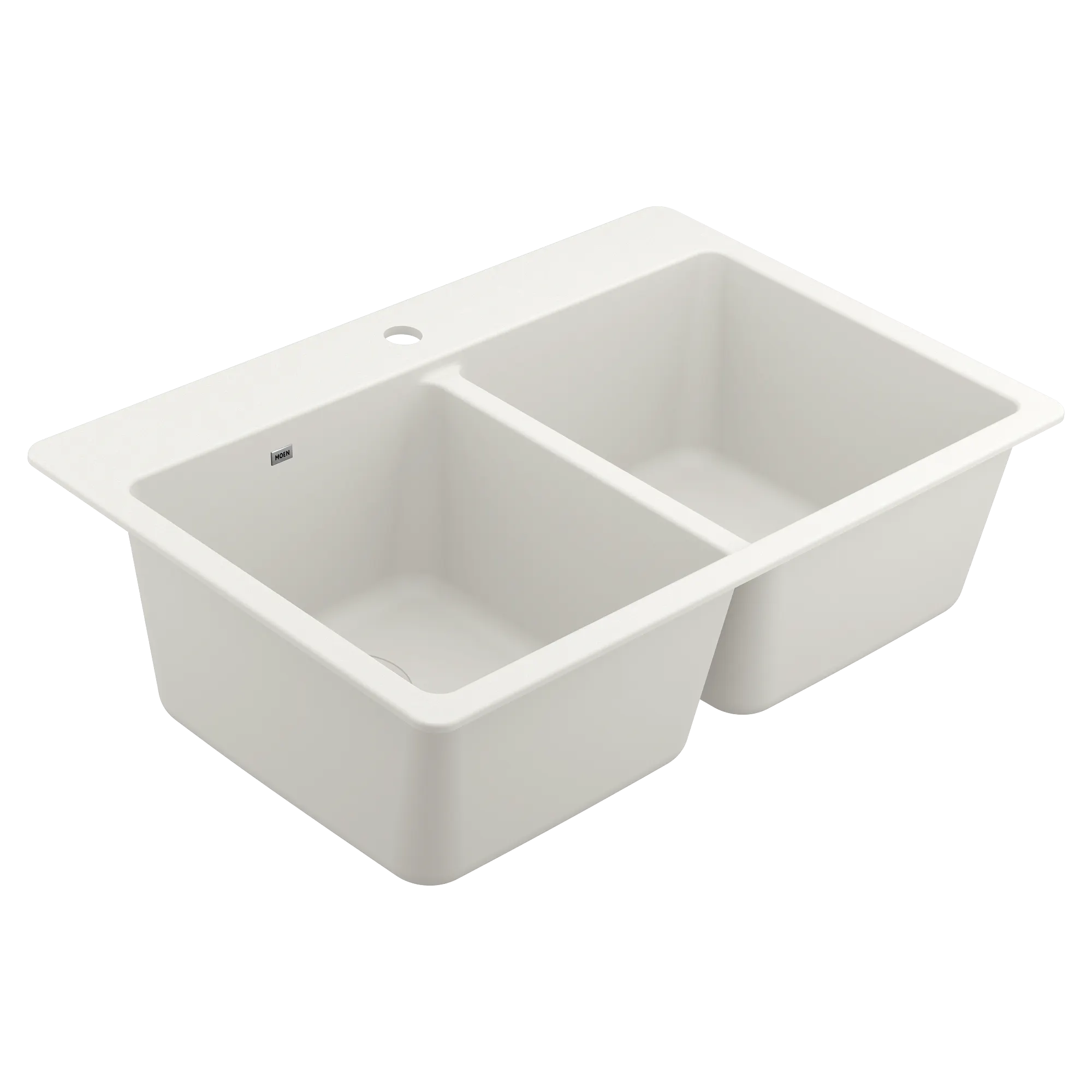Host 33" Granite Dual Mount Double Bowl Sink - Image 2