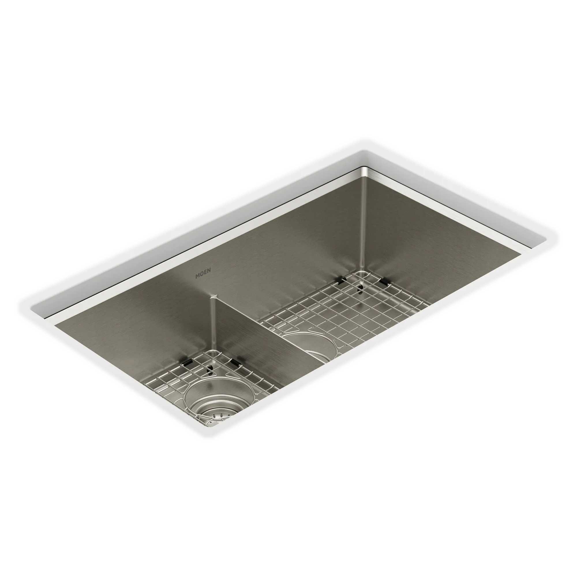 Luxe Chef™ 33” Workstation System Stainless Steel Dual Mount Double Bowl Sink - Image 4